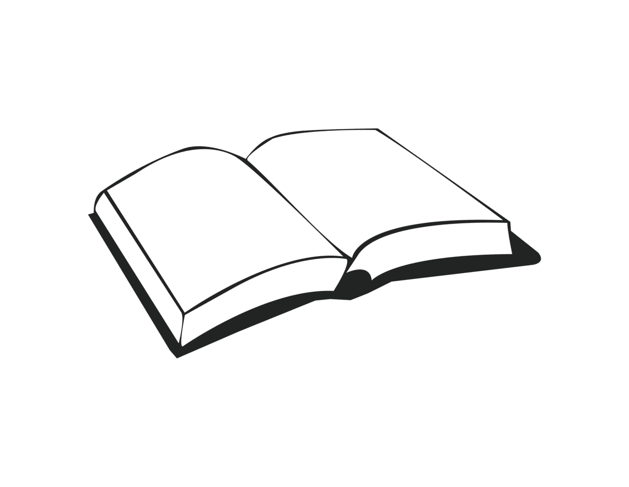 Book black and white clipart photo
