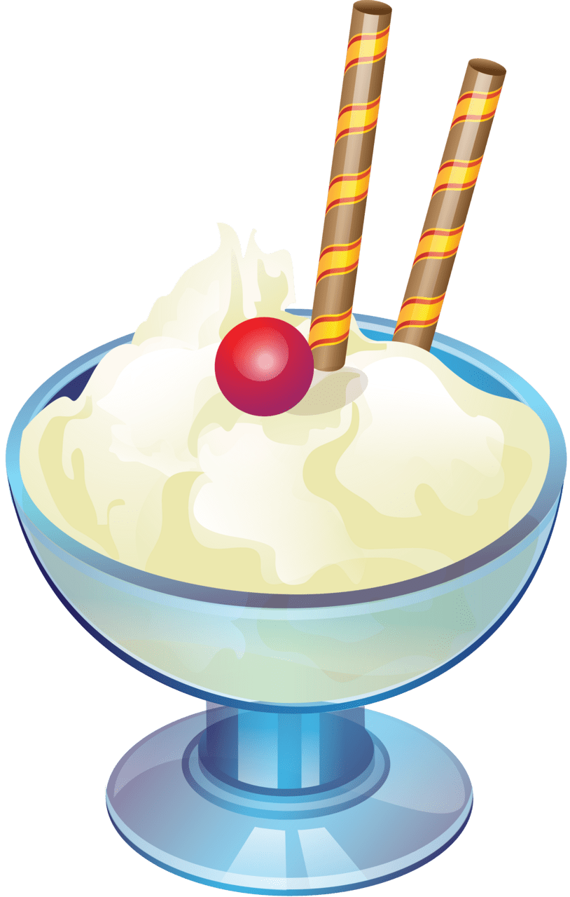 Ice cream sundae image size clipart 3