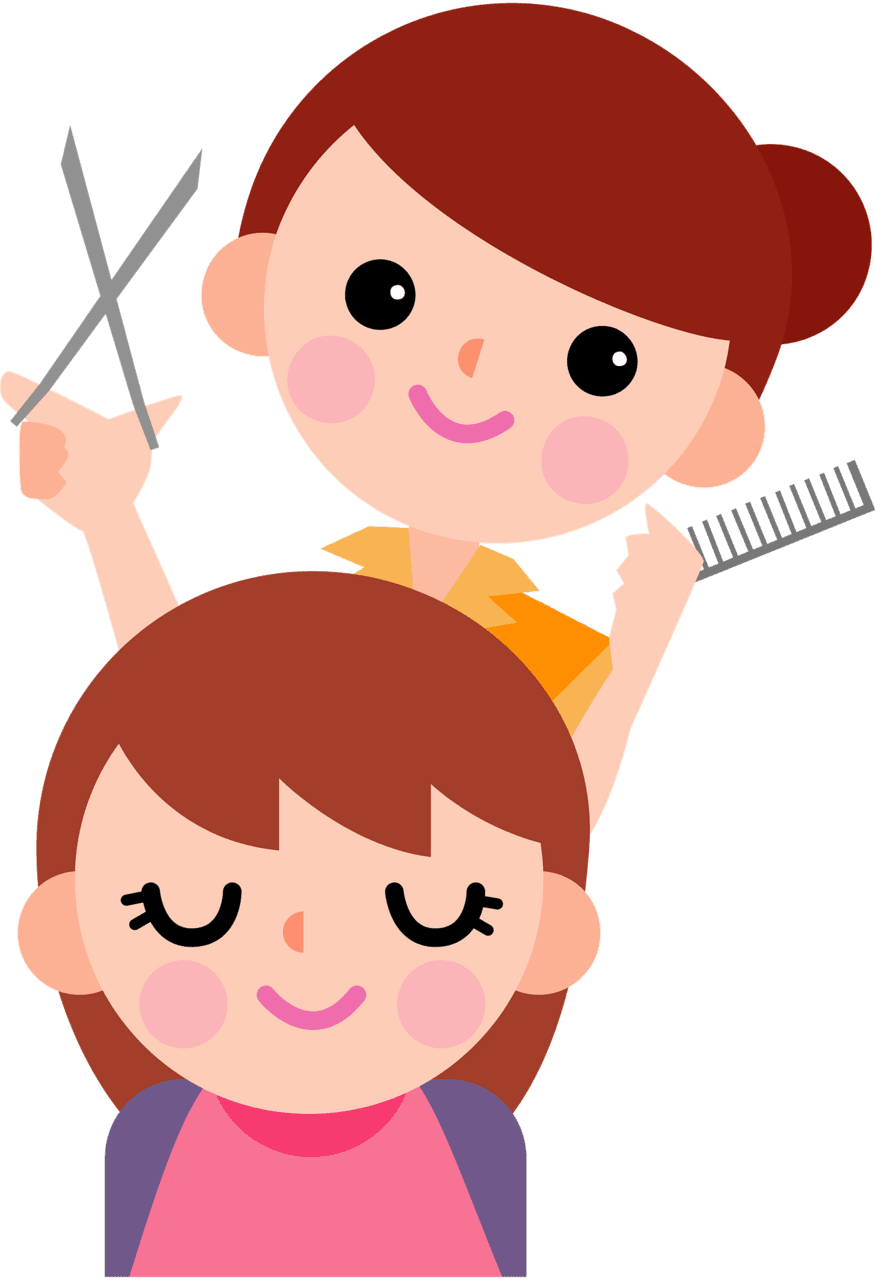 Brush hair haircut hairdresser vector clipart images