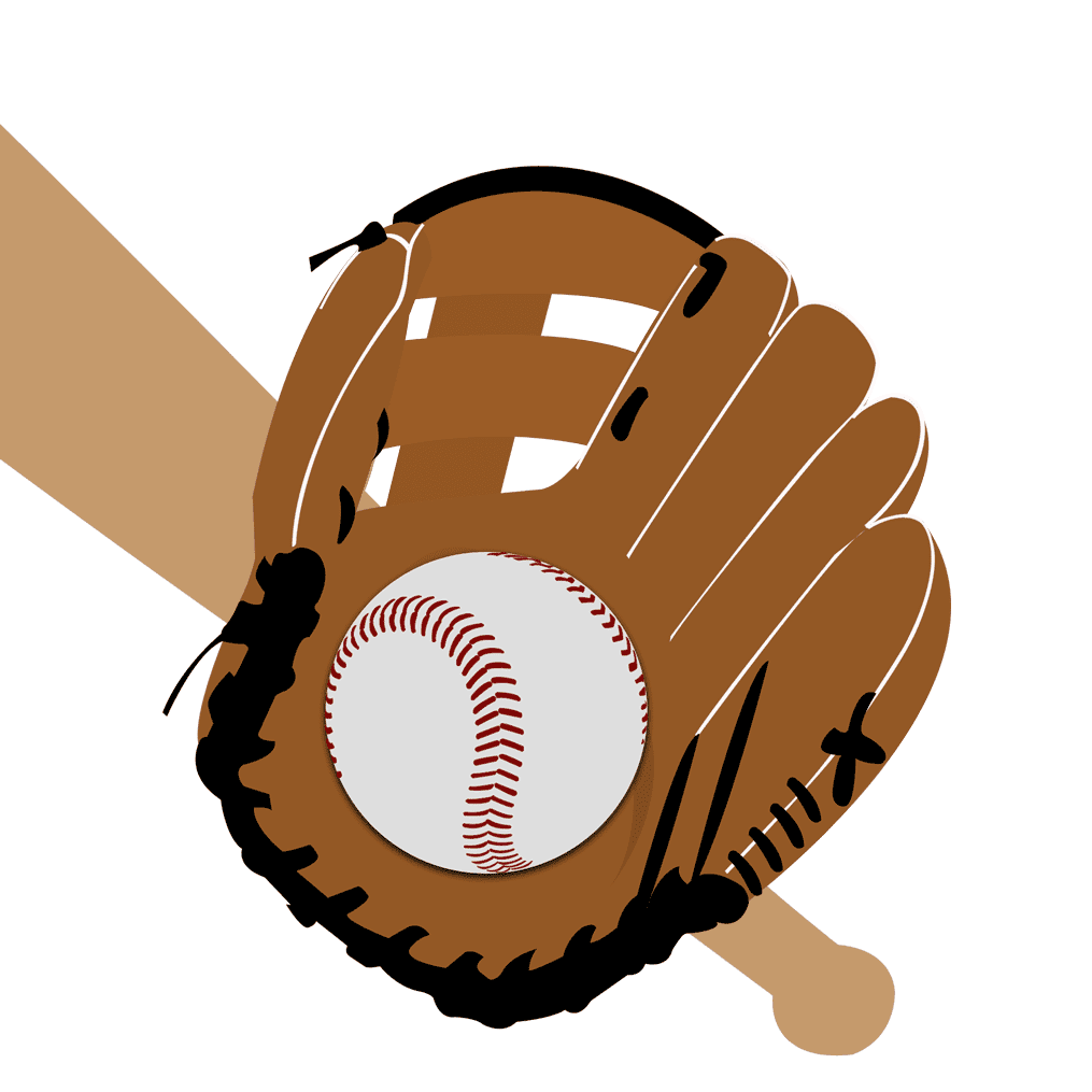 Baseball glove league clipart image