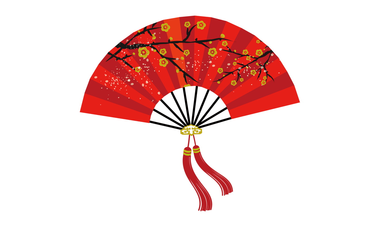 Hand fan image size clipart 2
