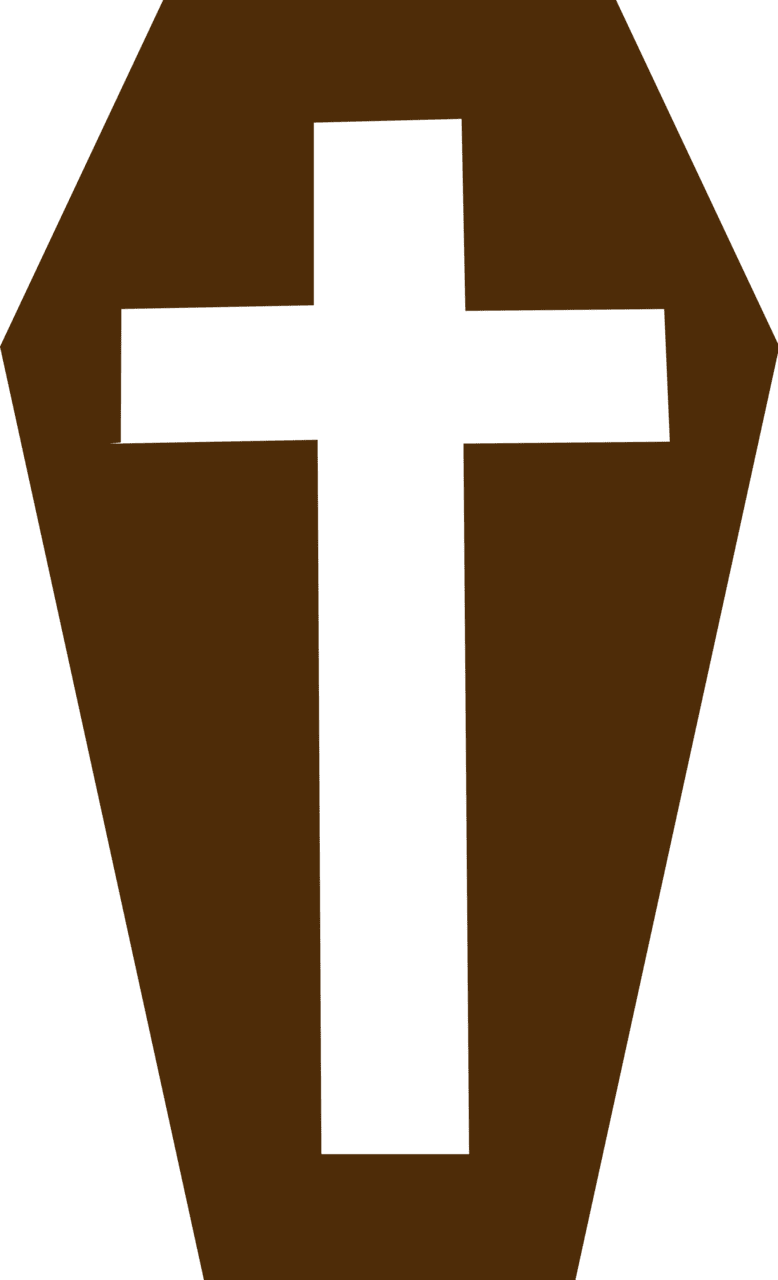 Coffin clipart background