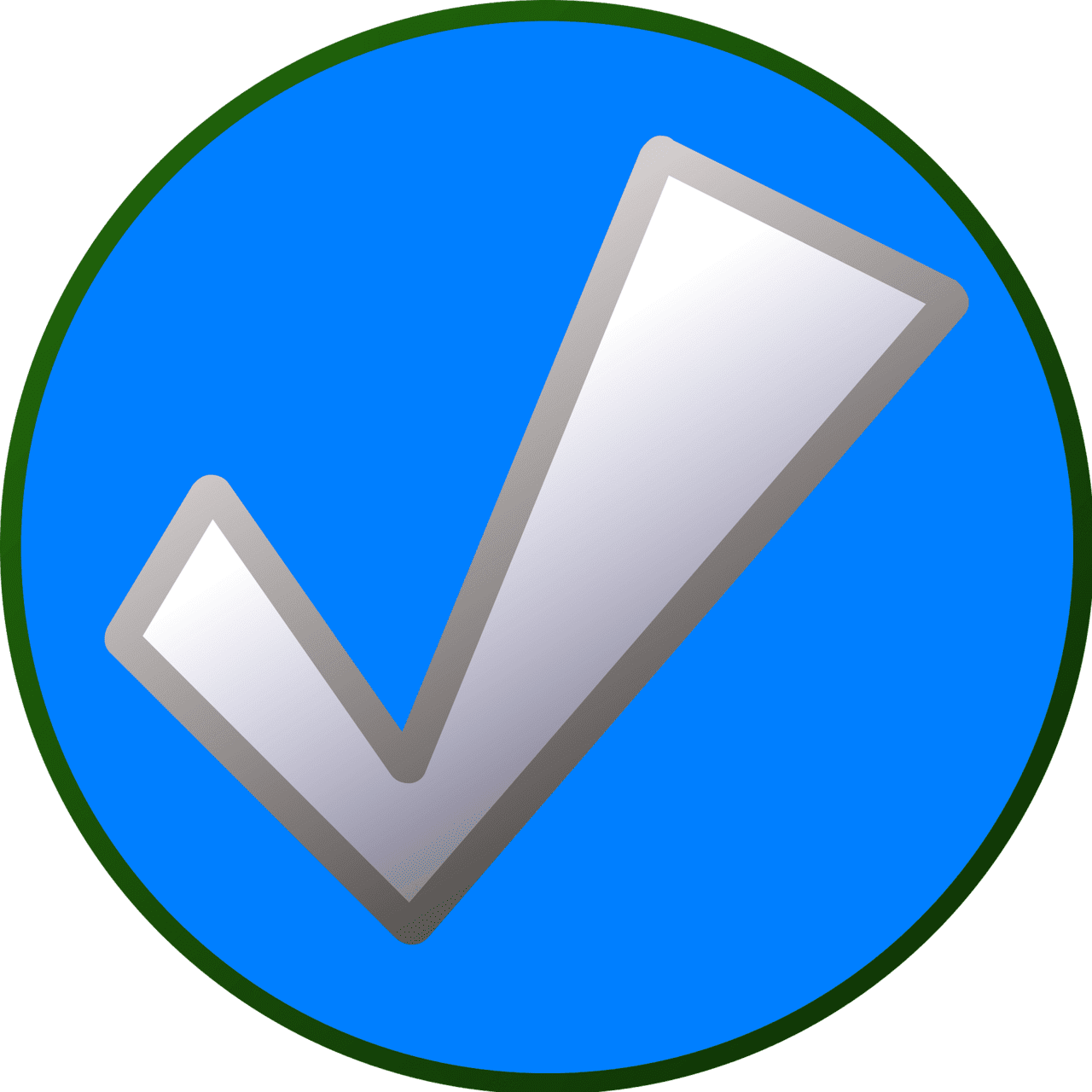 Tick symbol check mark vector clipart images 4