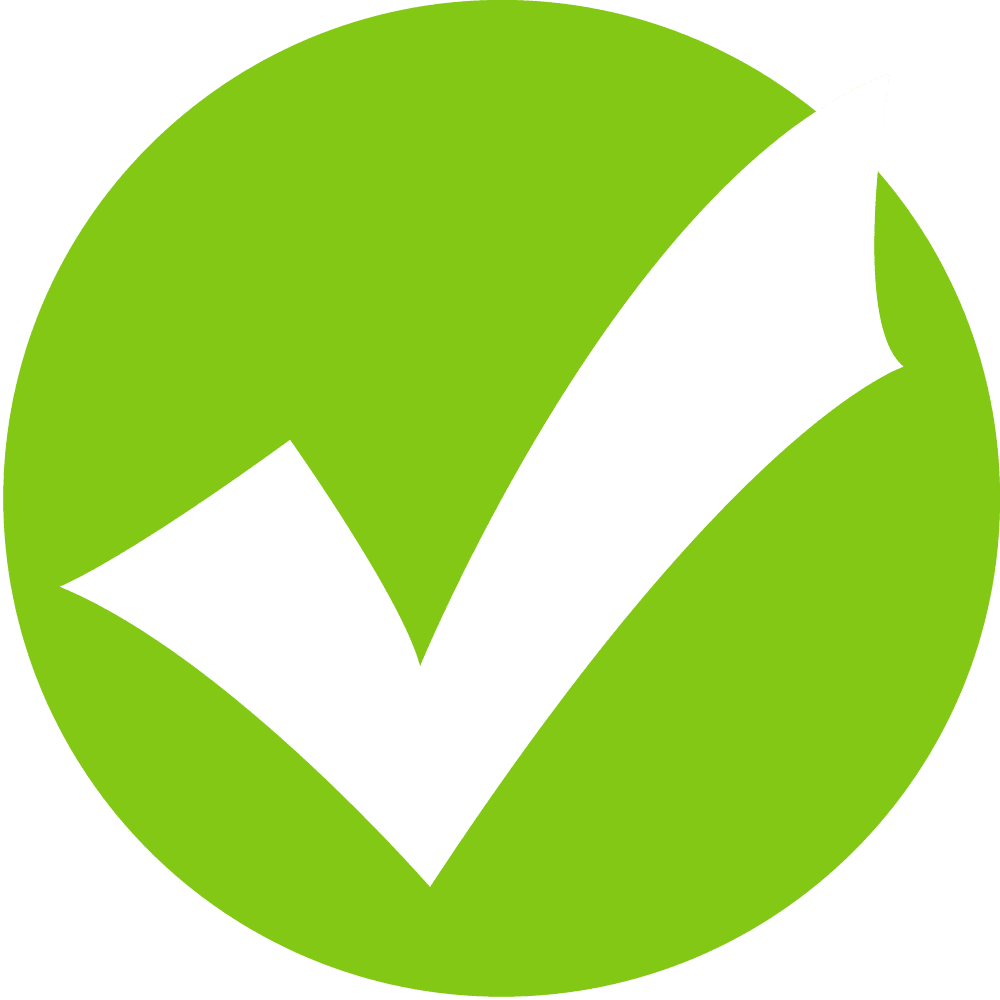 Green tick check mark validation success clipart all transparent