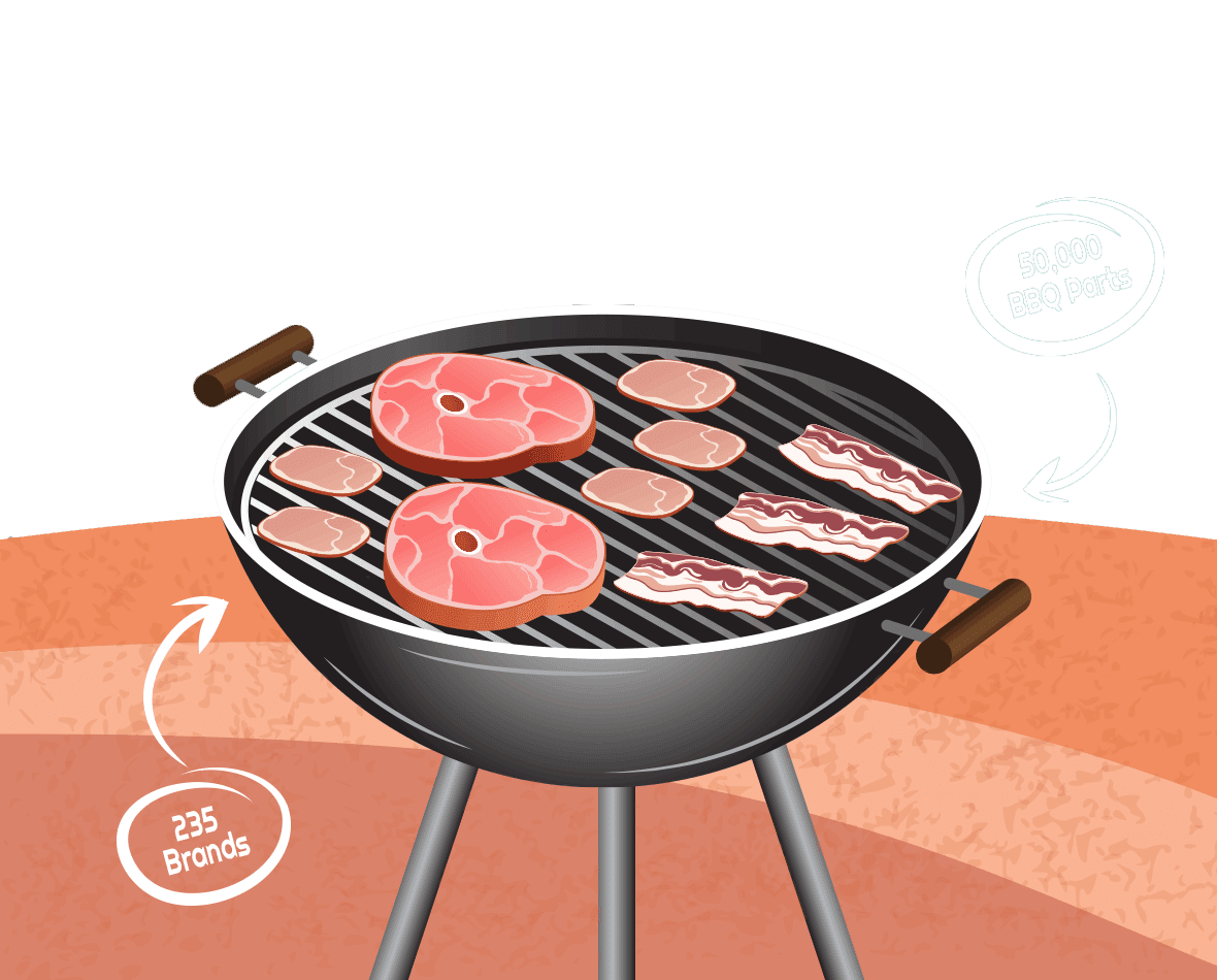 Grilling bbq parts canada and gas grill for over brands clipart image