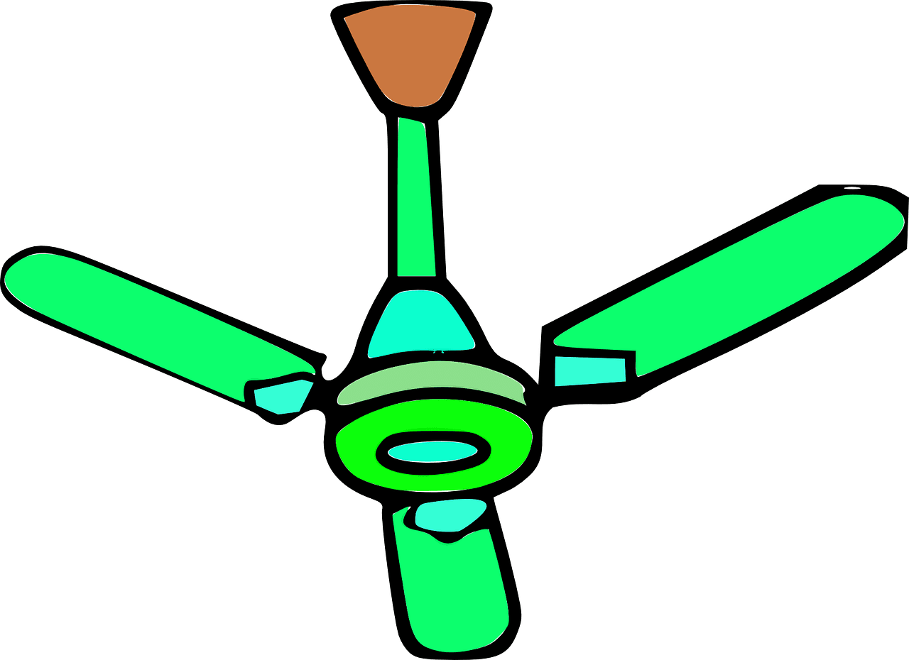 Ventilator fan air vector graphic clipart