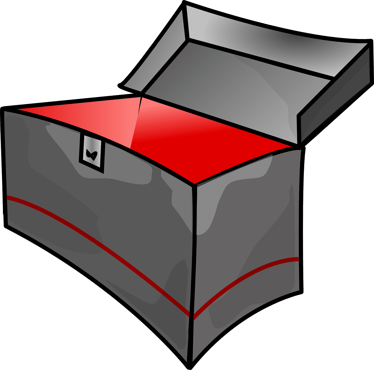 Tools toolbox box empty vector graphic clipart