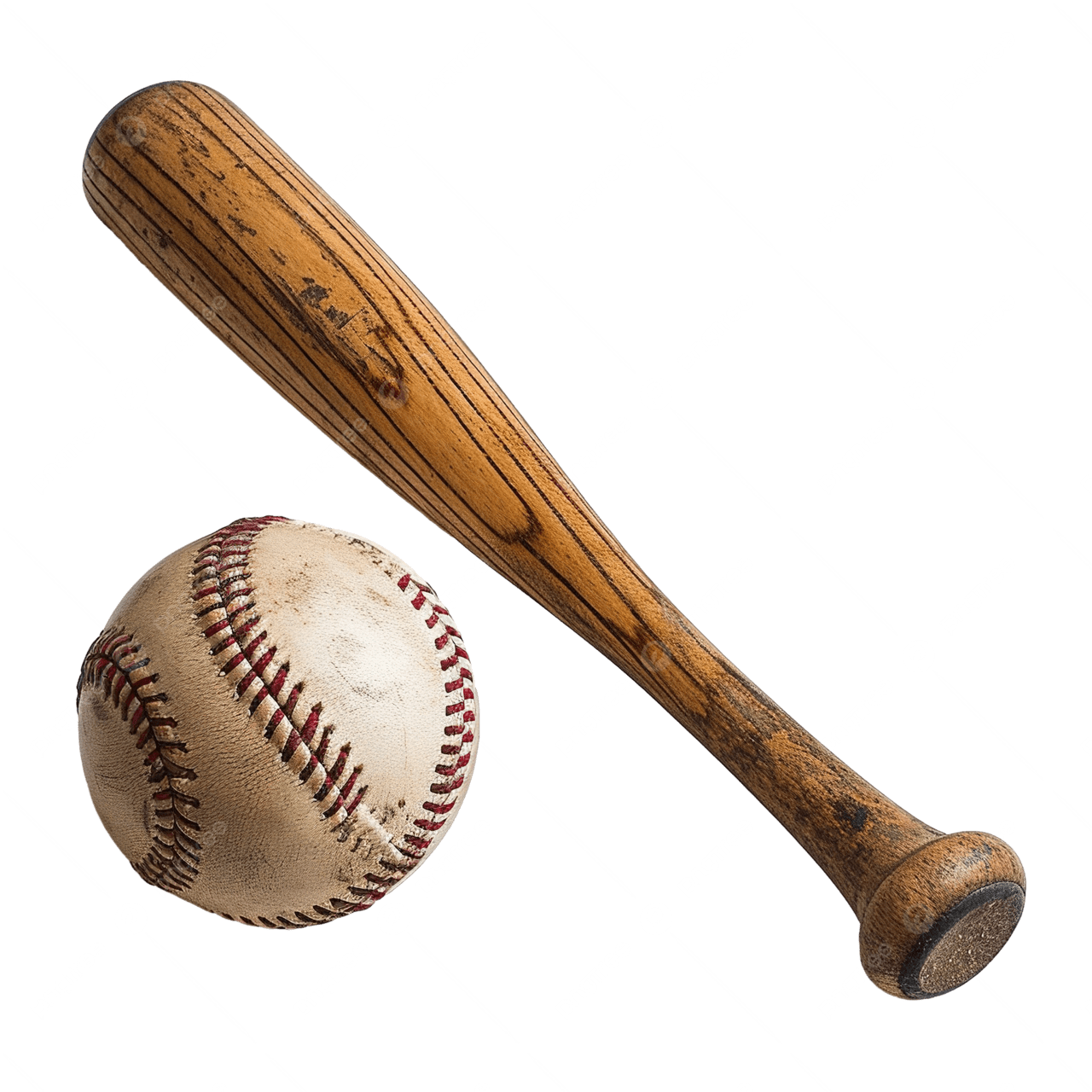 Baseball and bat ball sport image clipart for