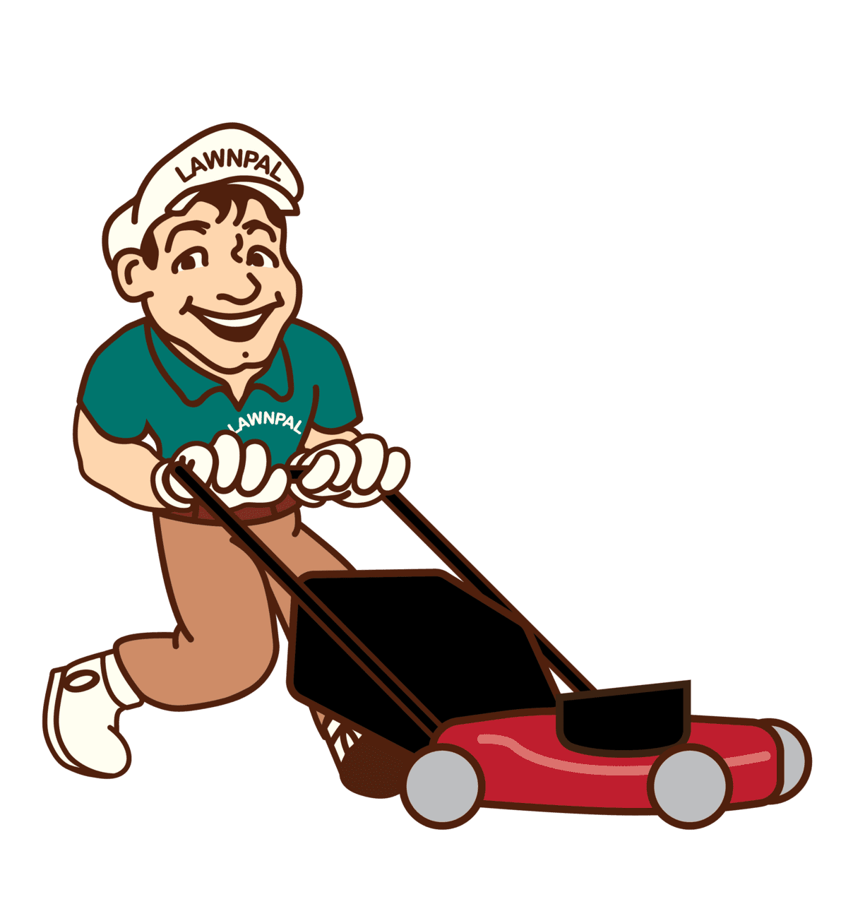 Grass mowing lawnpal clipart photo