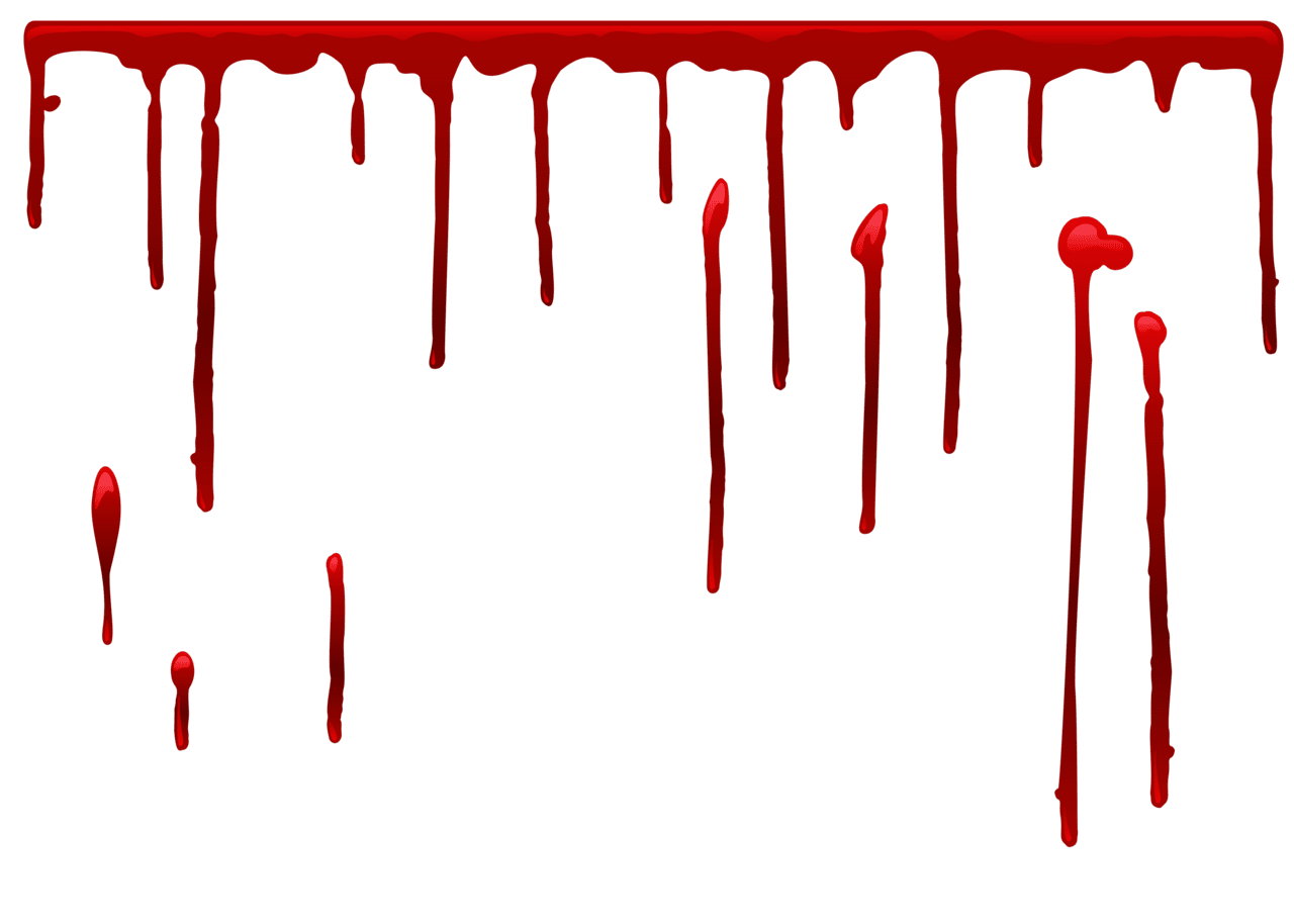 Dripping blood clipart free