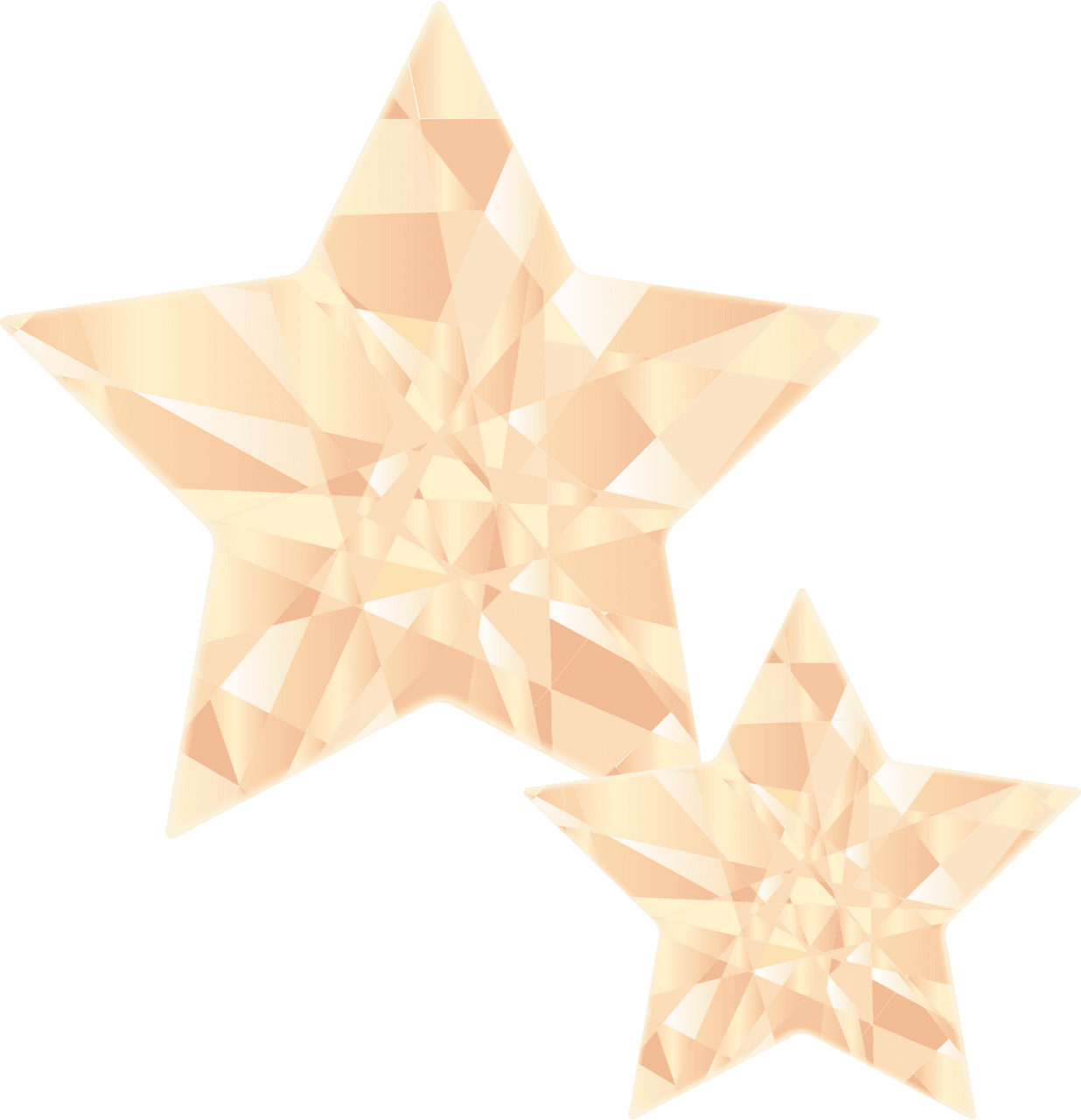 Christmas star vector clipart images 6