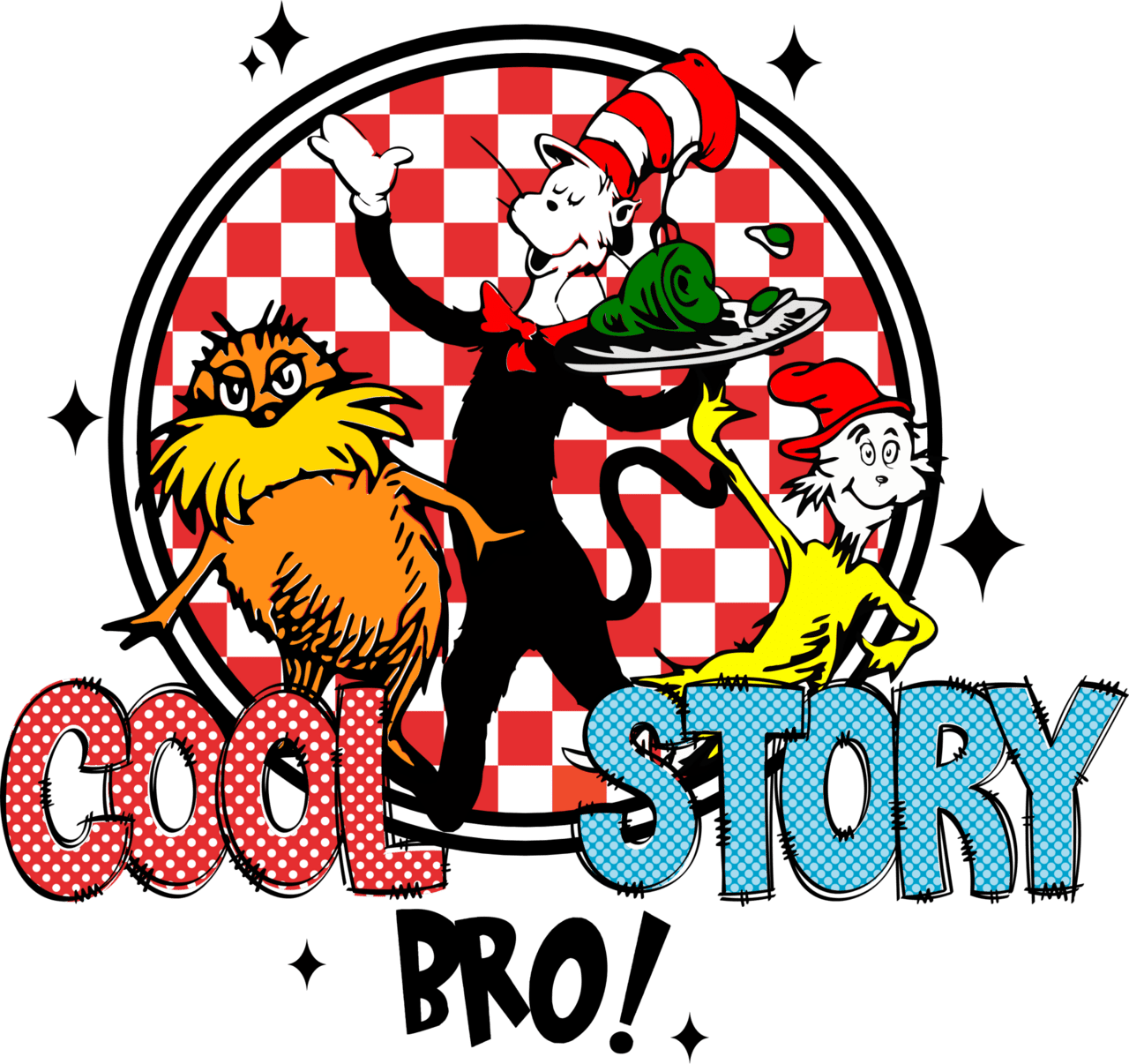 Dr suess seuss dtf transfers my vinyl craft clipart background