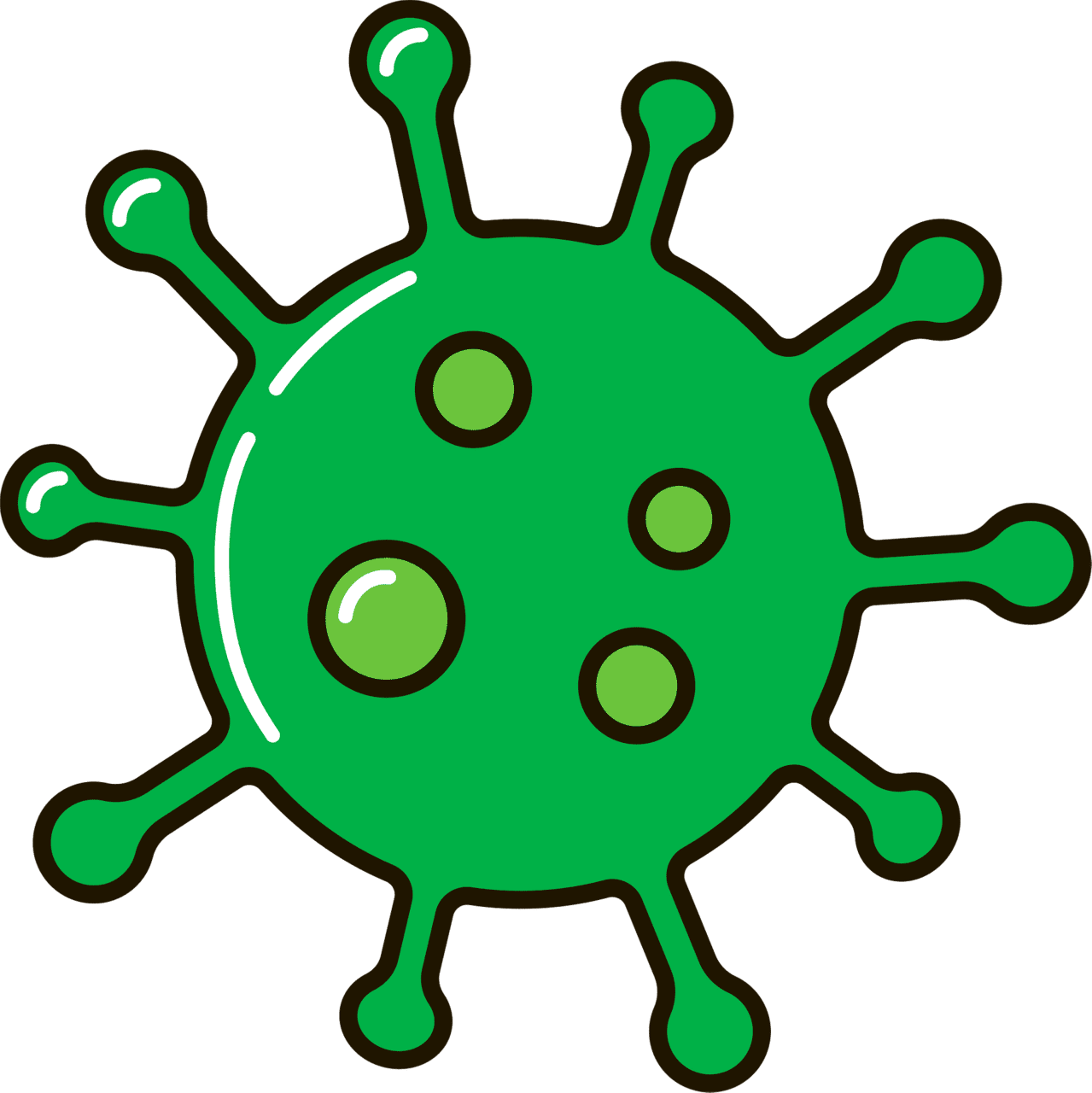 Bacteria germ vector clipart images