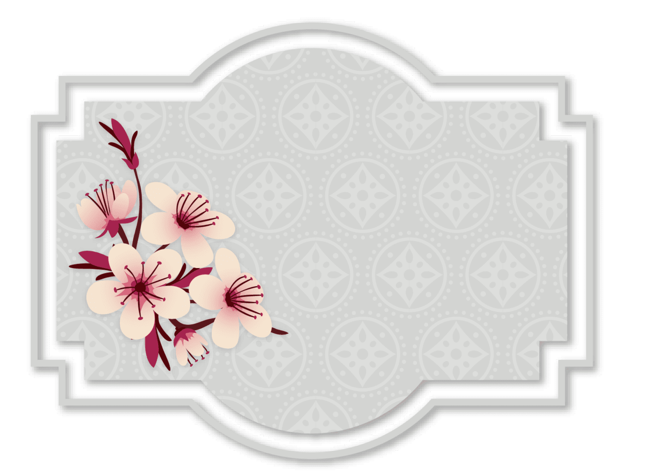 Cherry flower pin page clipart logo 2