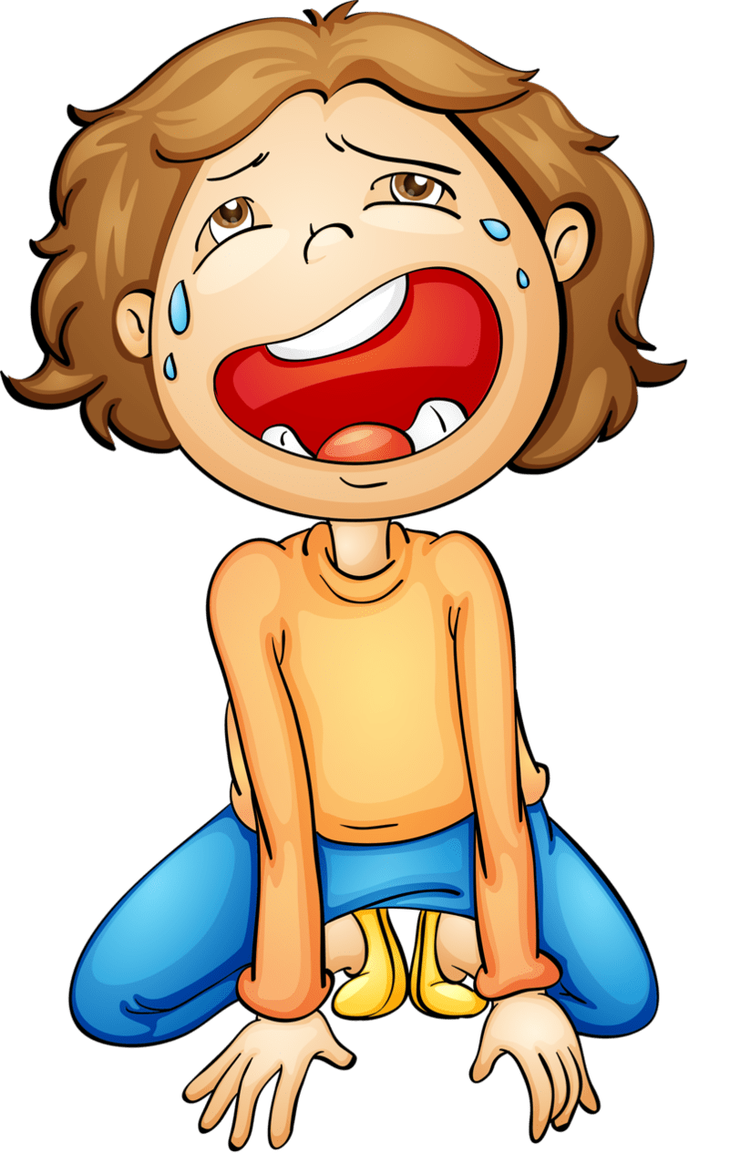 Crying clipart transparent
