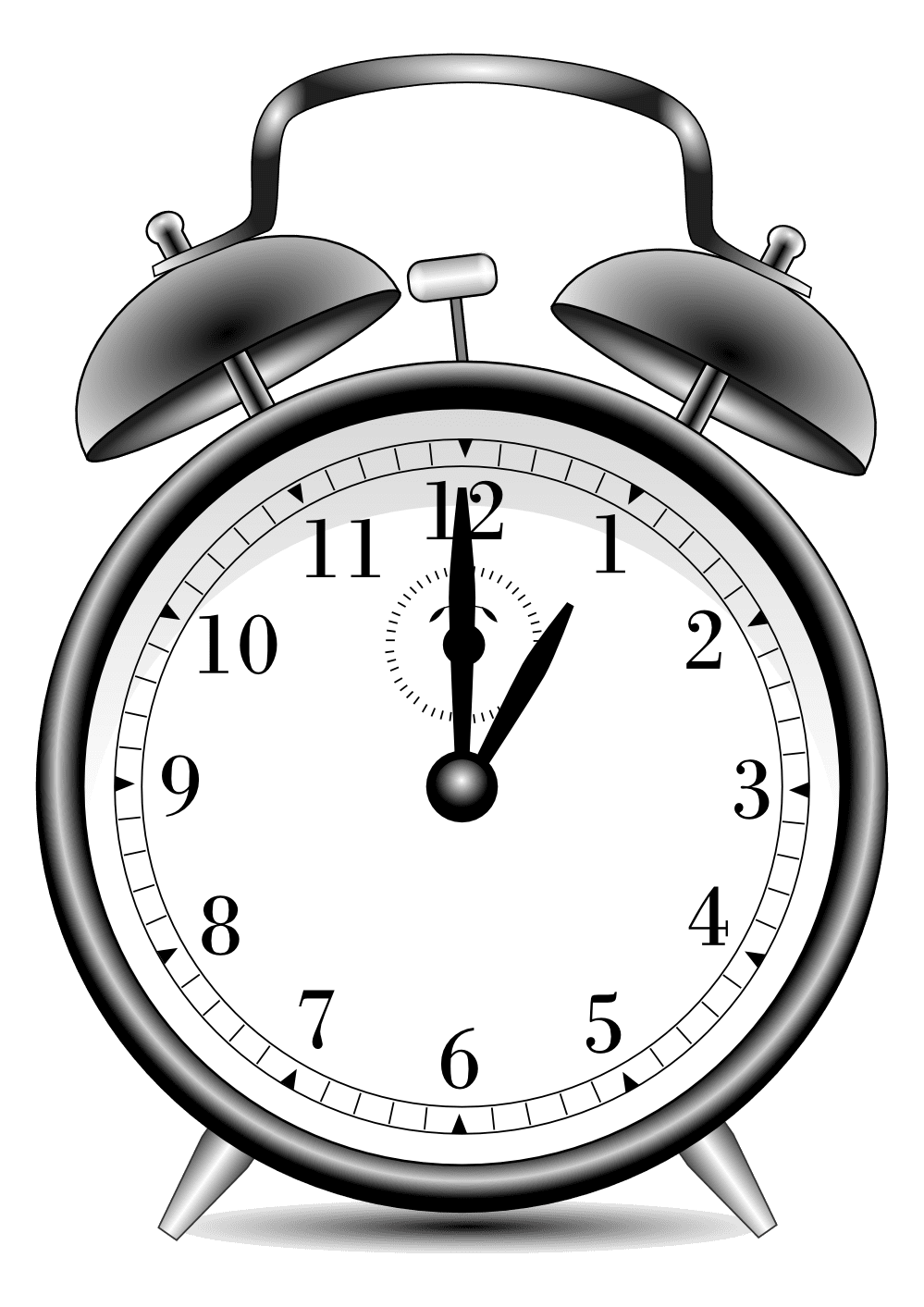 Alarm clock image size clipart