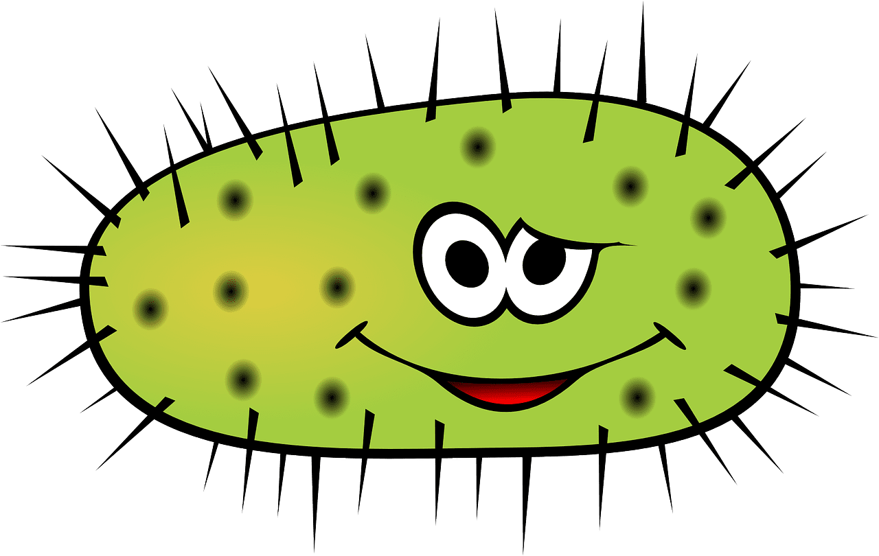 Bacteria virus illness vector graphic clipart