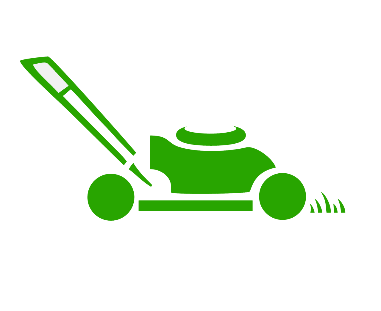 Mowing grass lawn mower gardening equipment outdoor appliance turf maintenance care clipart image