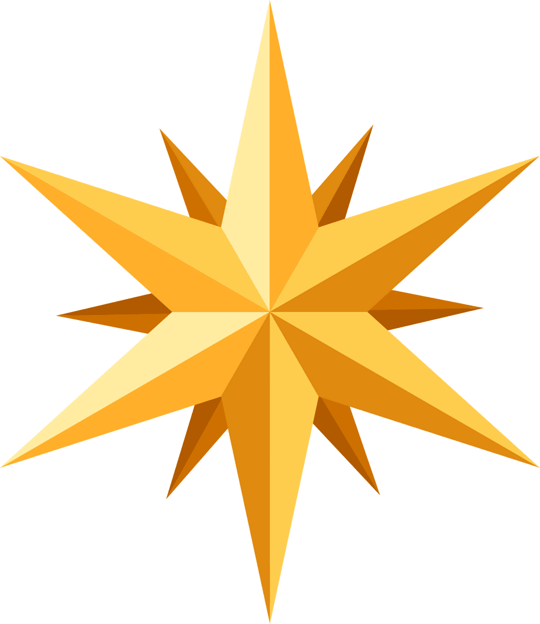 Christmas star vector clipart images 2