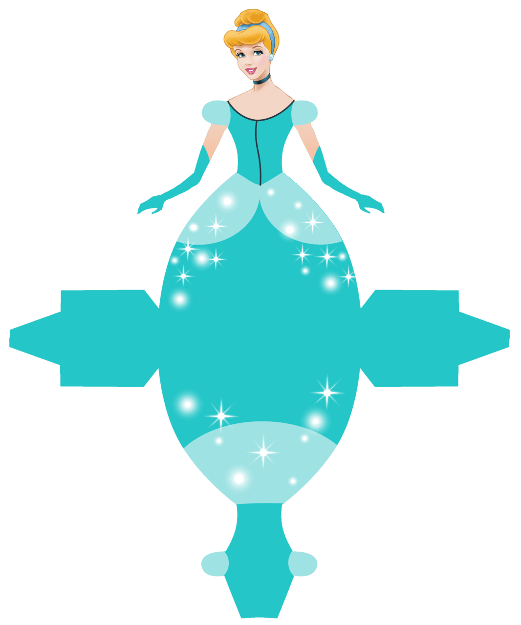 Cinderella pin page clipart transparent