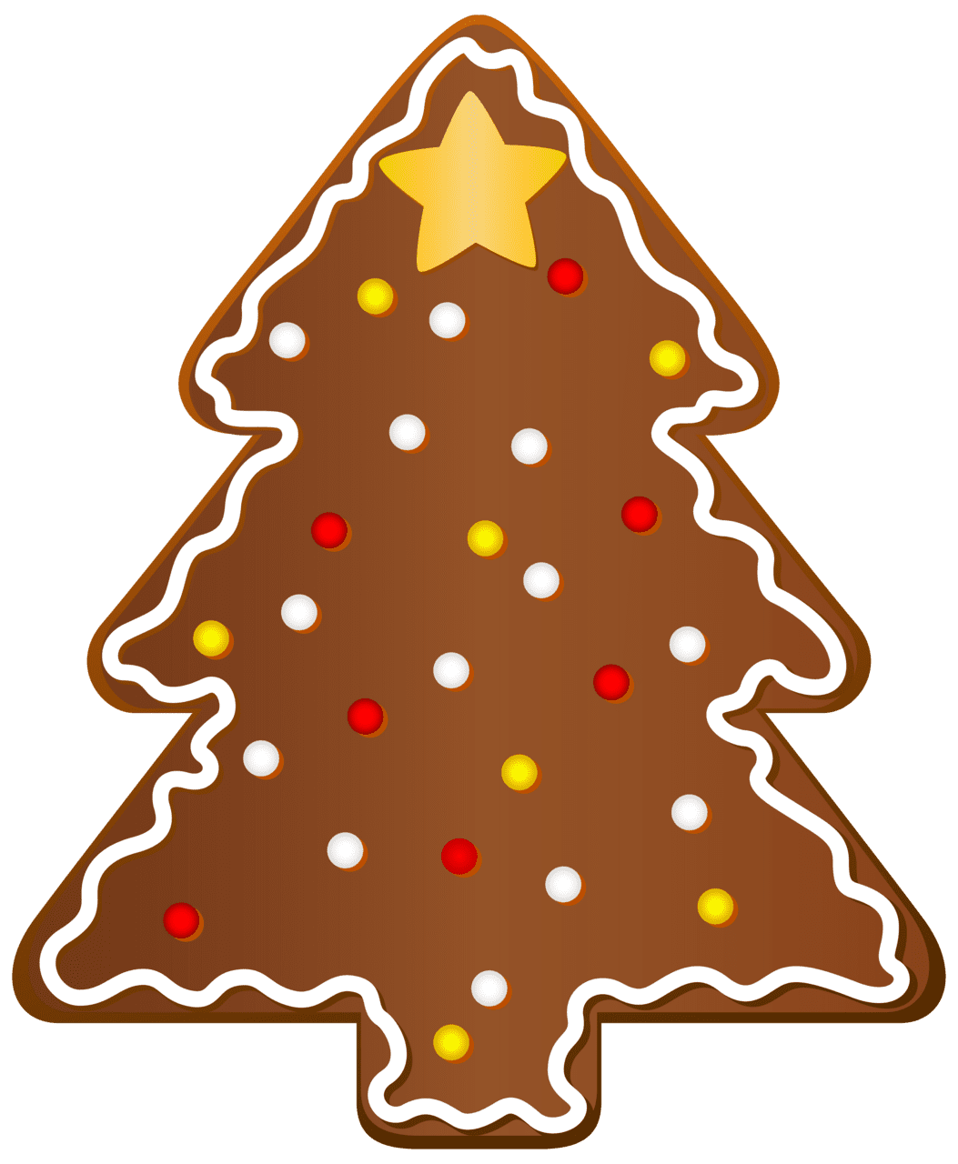 Xmas cookie christmas tree clipart image high quality images and