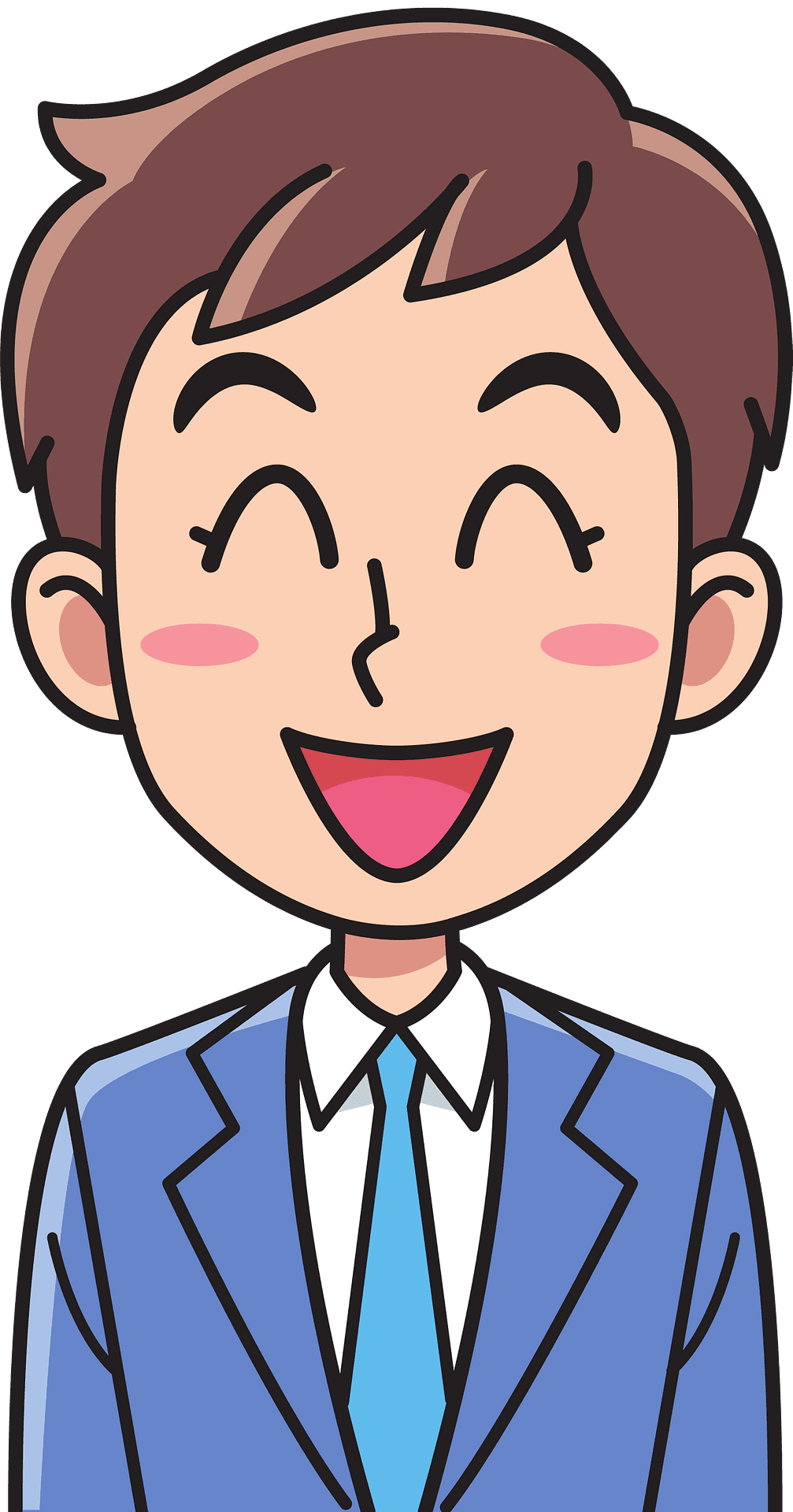 Laughter laughing man vector clipart images