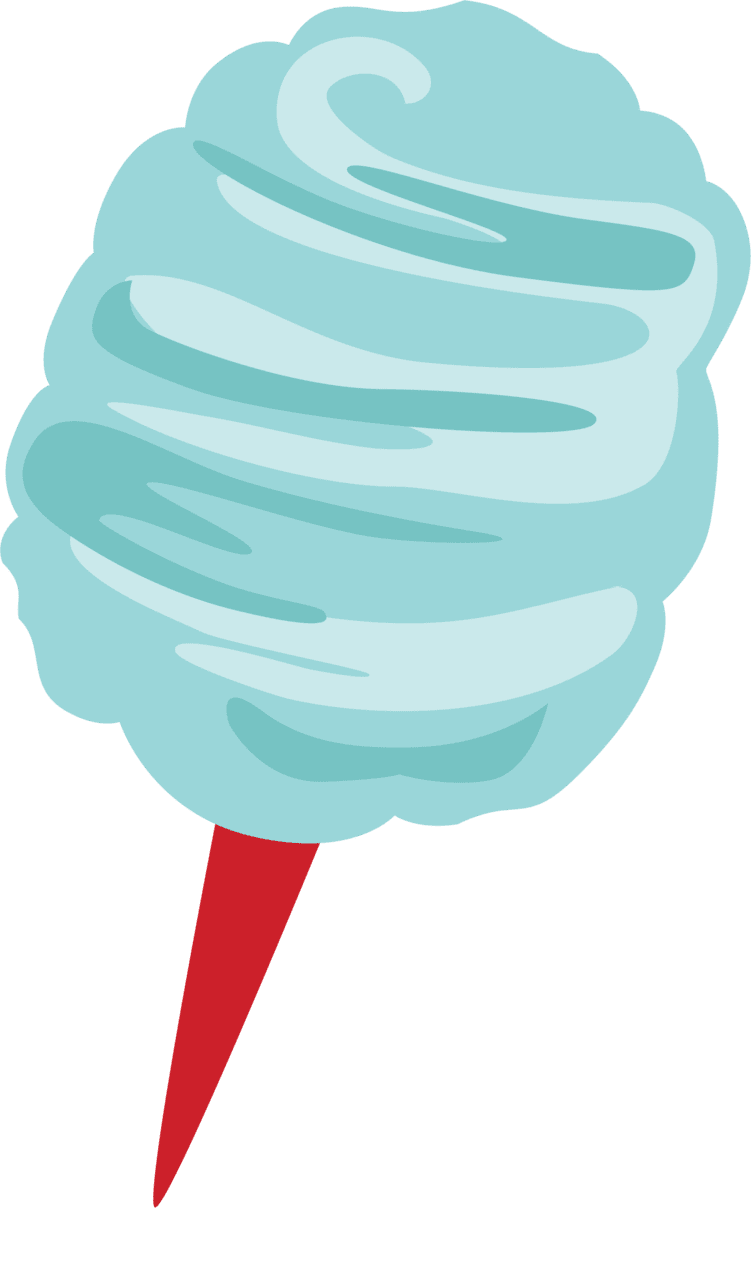 Cotton candy cut clipart clip art