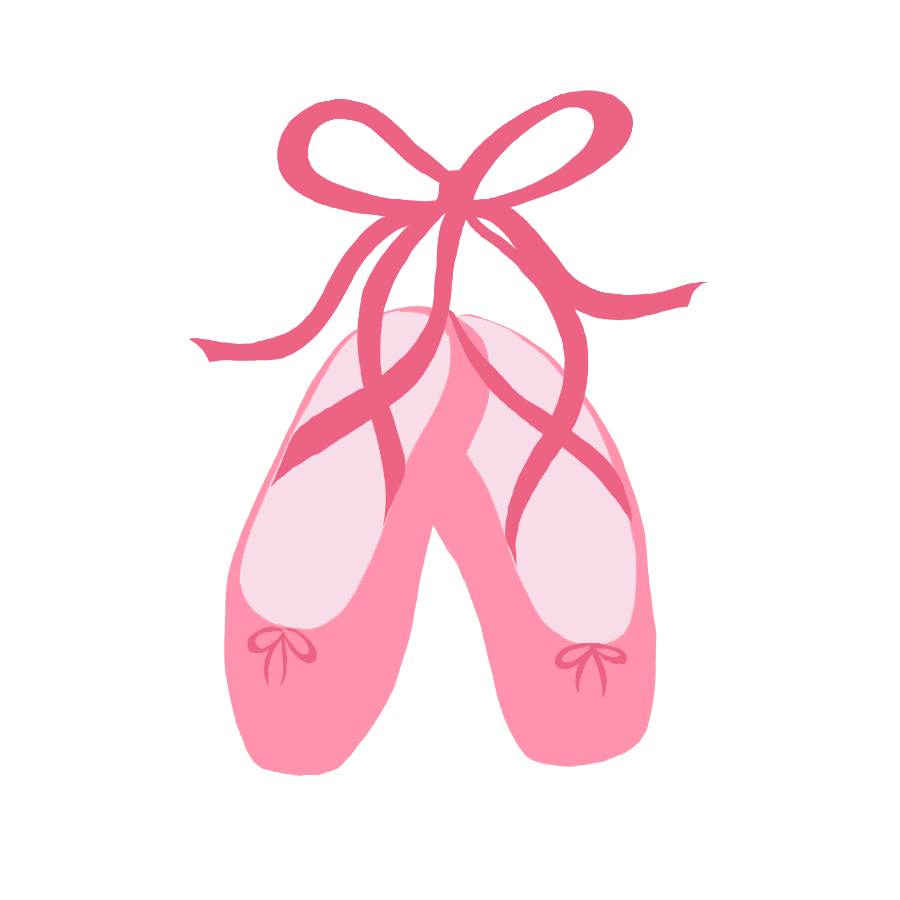 Ballet shoes no tutu problem noreste company welcomes all clipart logo