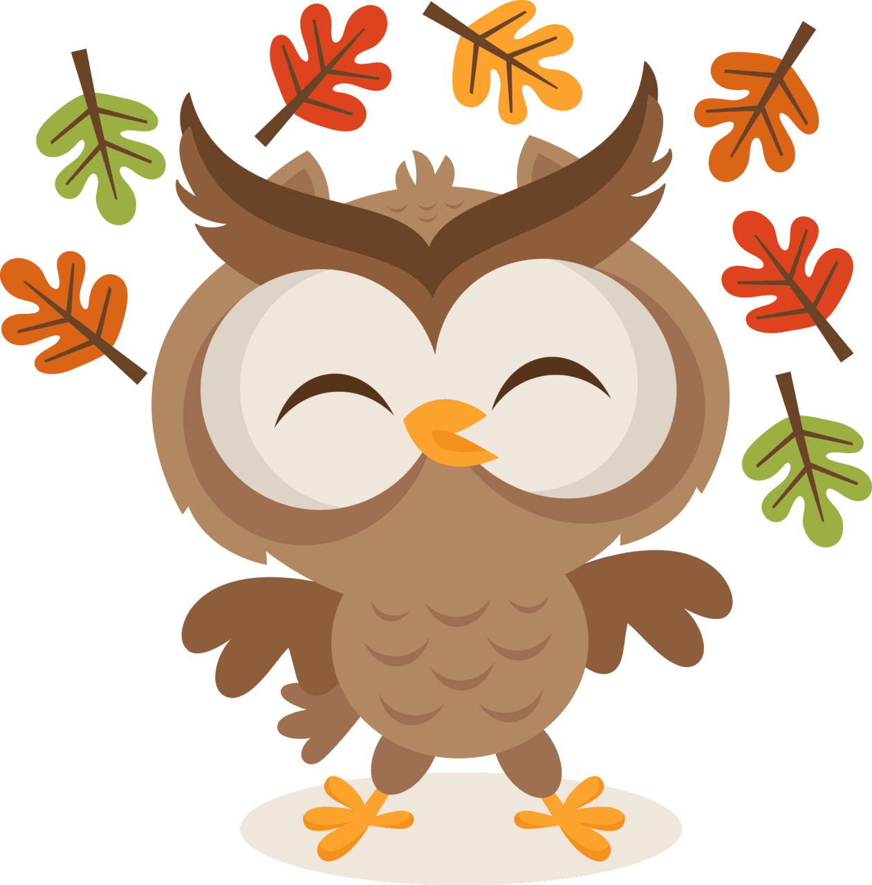 Cute fall pin page clipart vector