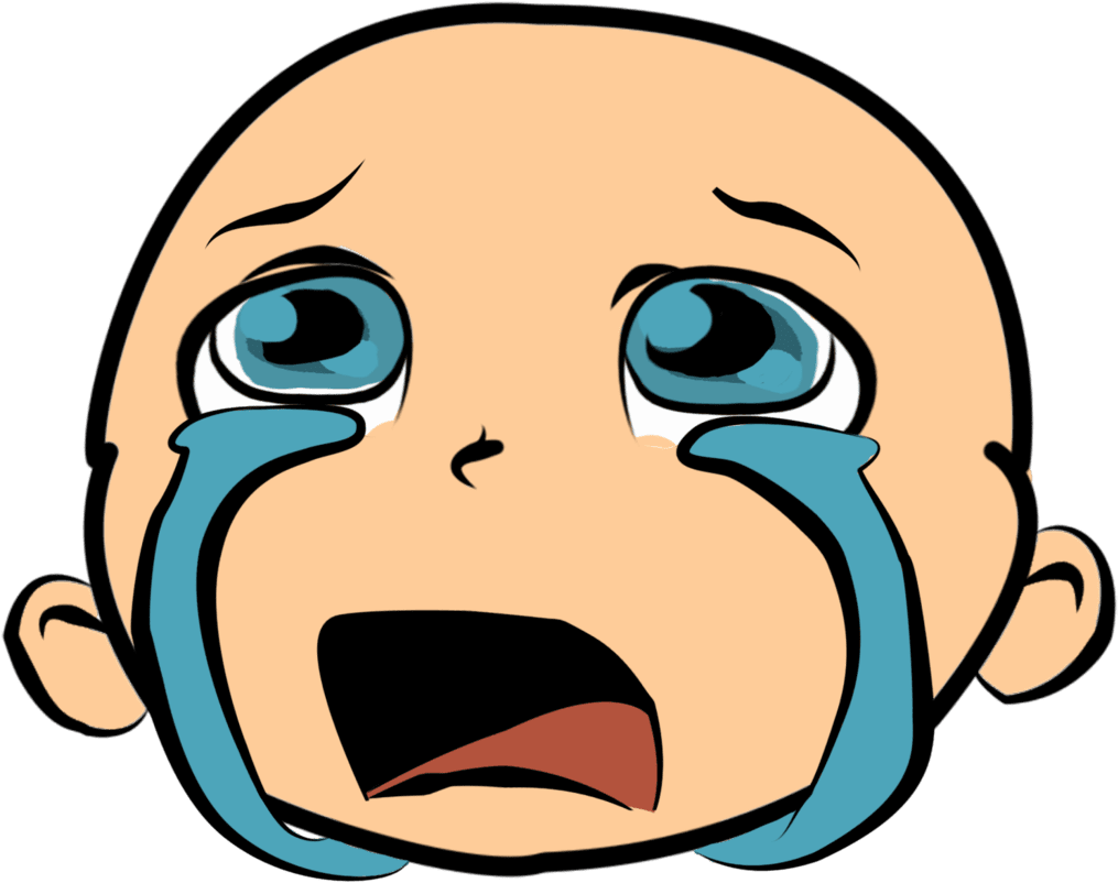 Collection of crying clipart baby cartoon image with no background
