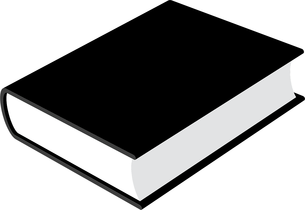 Book black and white vector clipart images