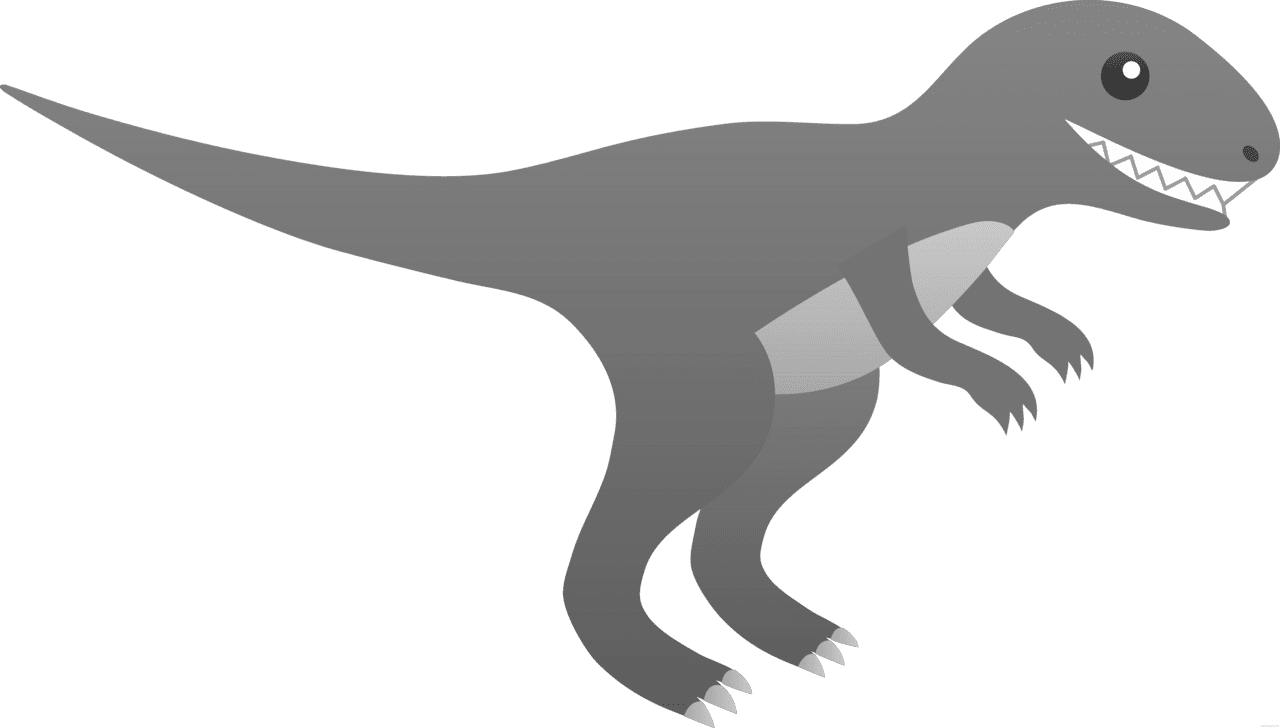 Dinosaur black and white hd vector page of clipartblack cute drawing easy image