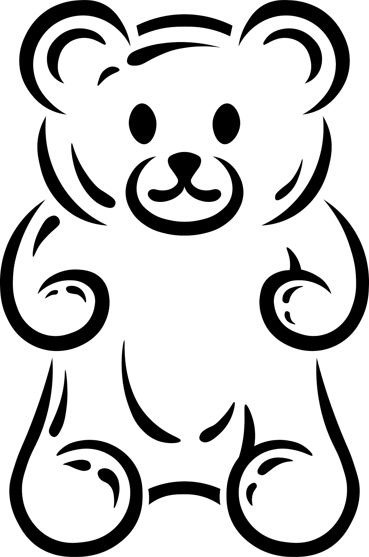 Gummy bear vector clipart images 3