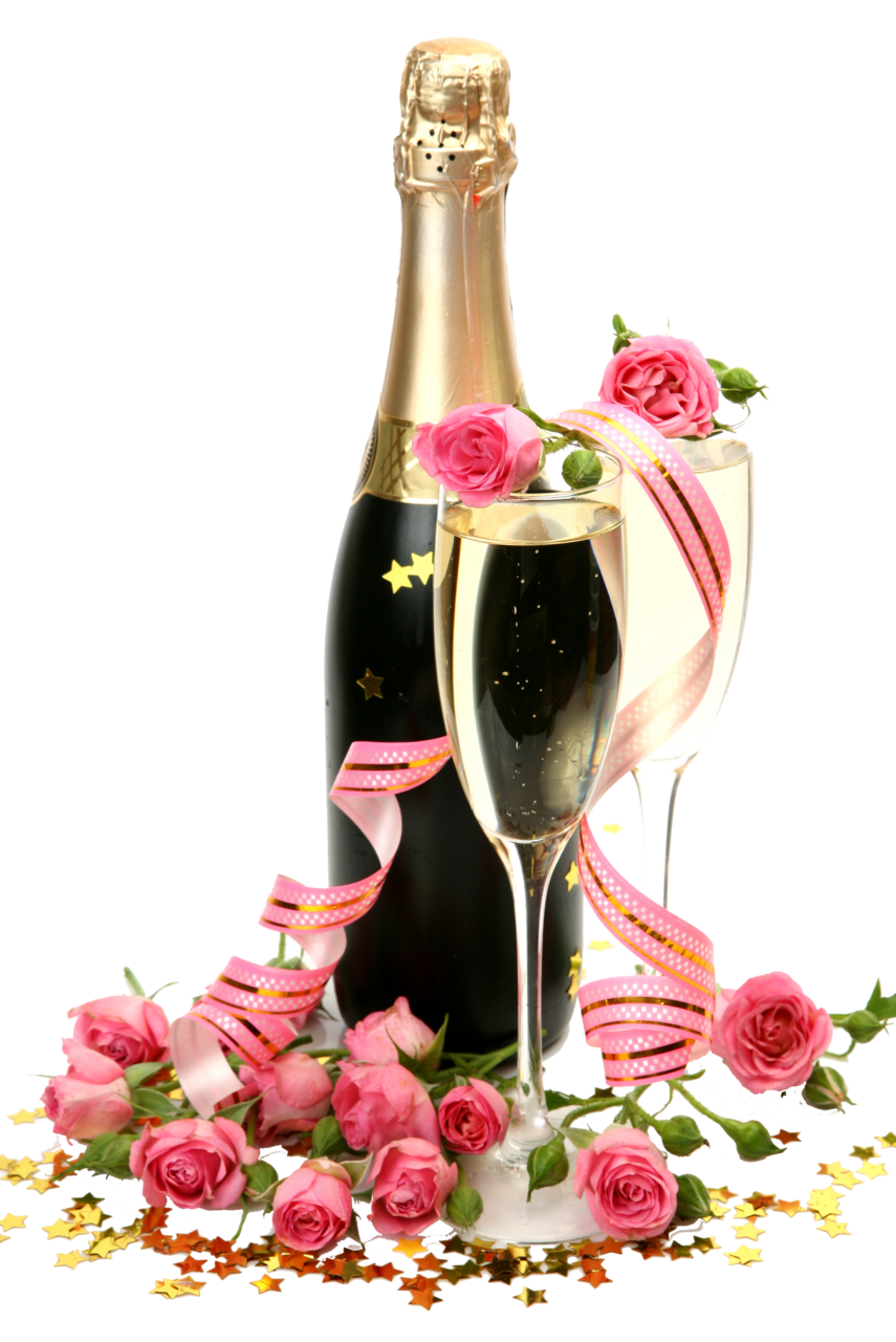 Champagne pin page clipart background