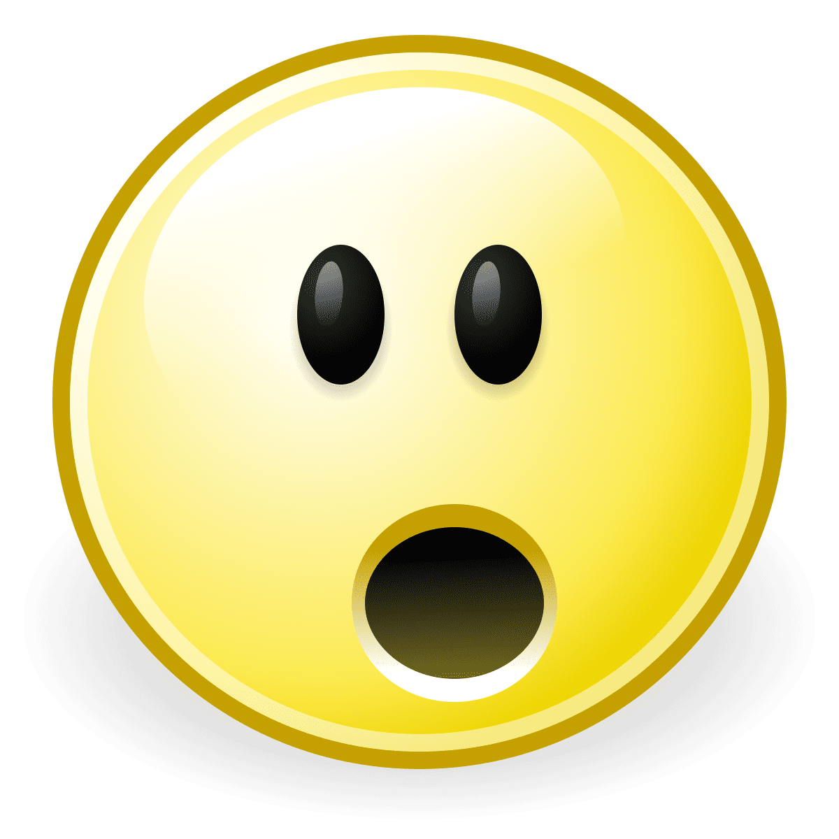 Emotions gnome face surprise clipart logo