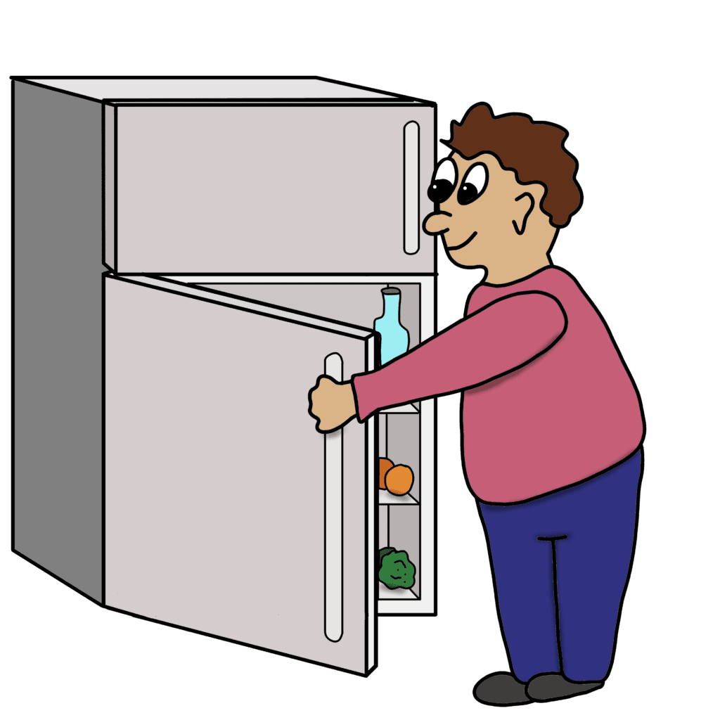 Fridge introduction to sensors clipart image