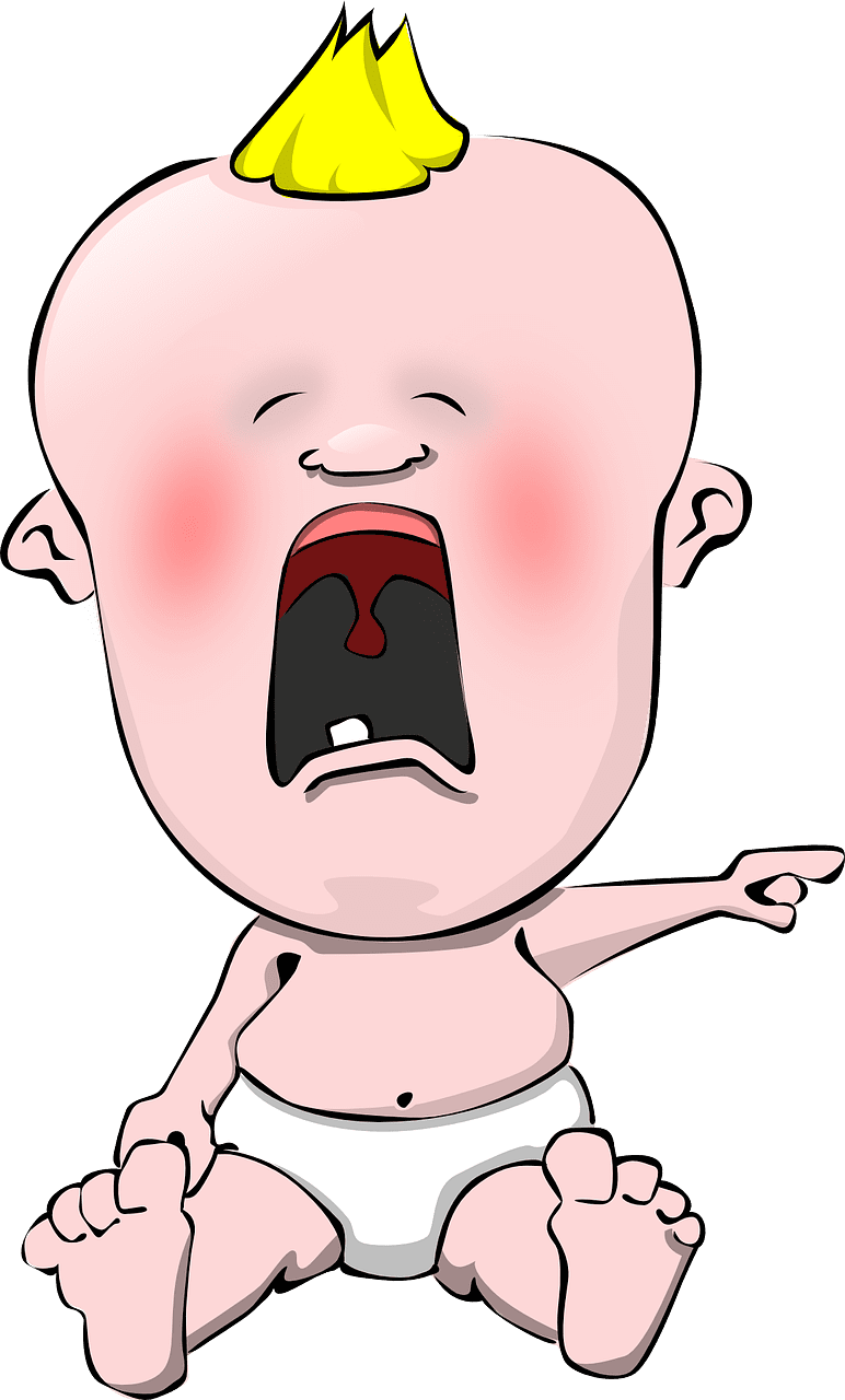 Explore child crying now clipart vector