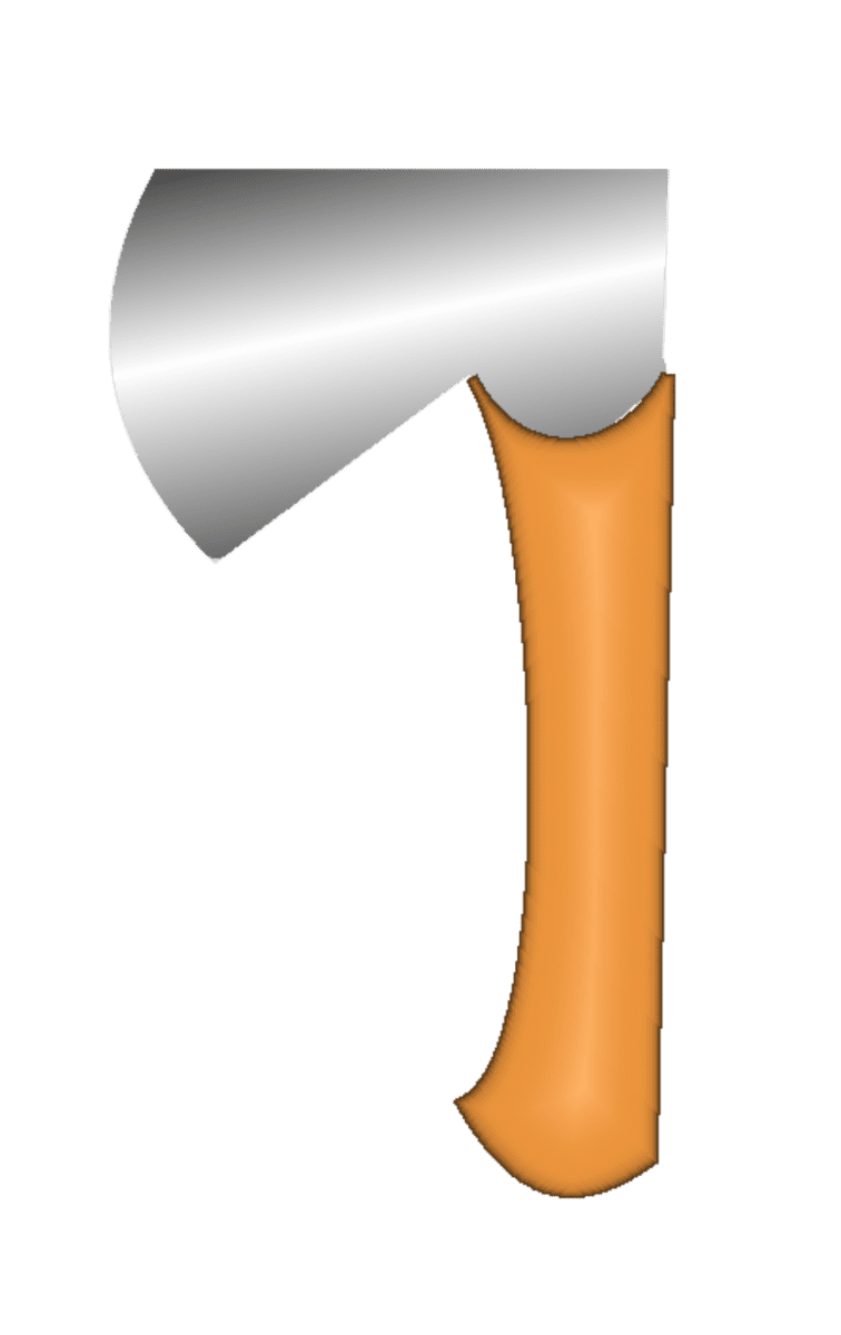 Axe tool photo clipart