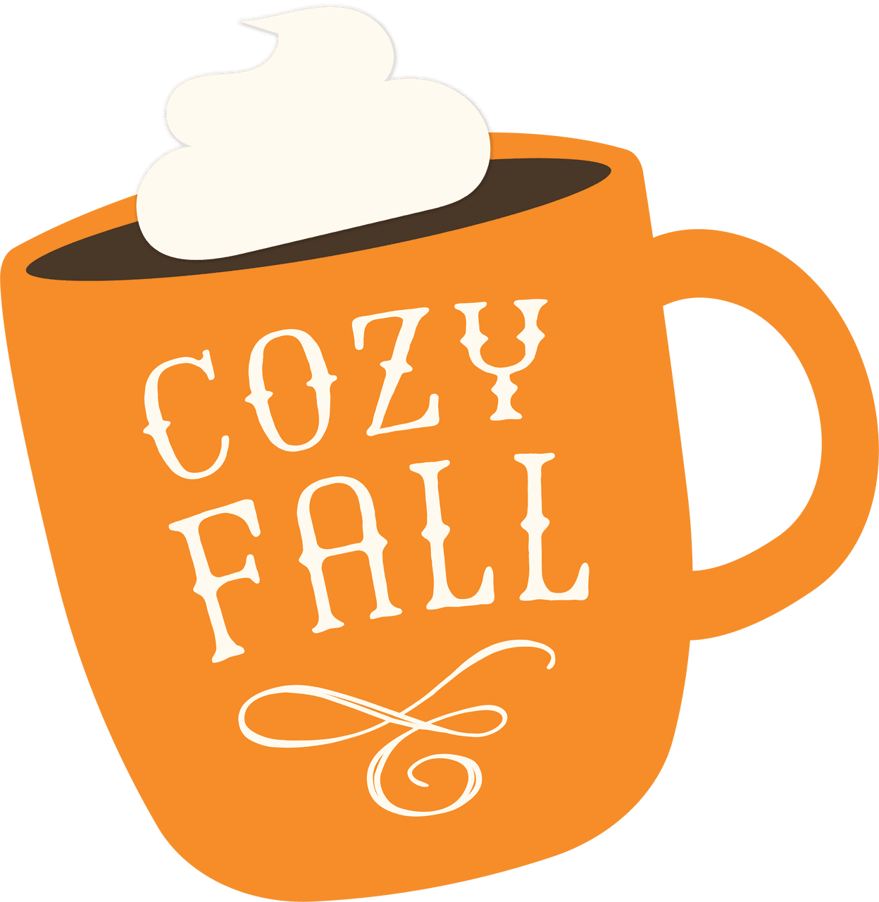 Coffee mug cozy fall cut snap click supply co clipart picture