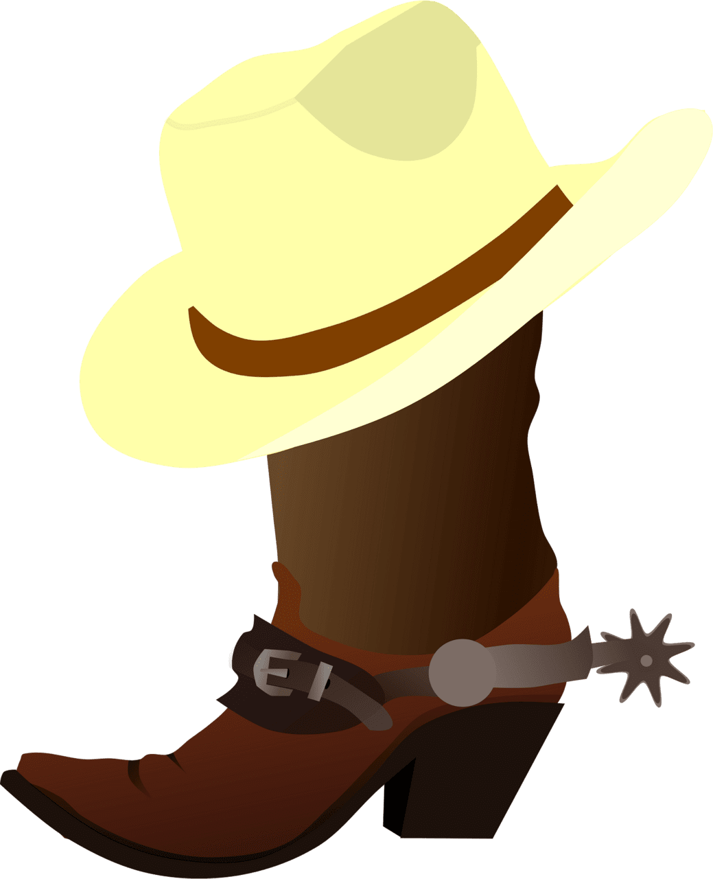 Western boots vector clipart images