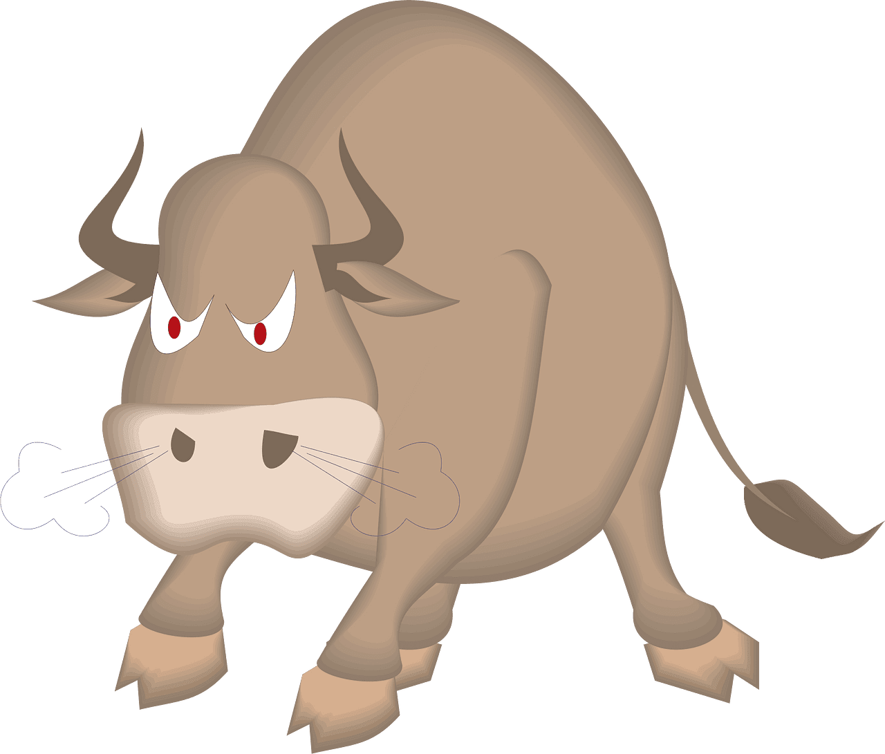 Bull vector clipart images 7