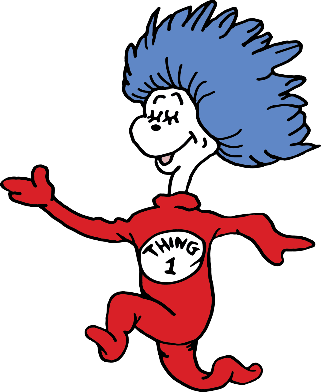 Dr suess thing seuss clipart teacher day digital picture