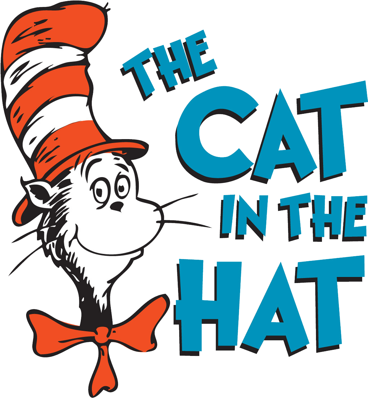 Dr suess catinthe hat character clipart vector