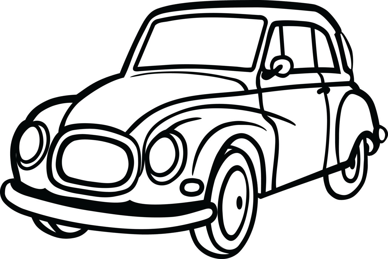 Black and white of cars classic car images clipart