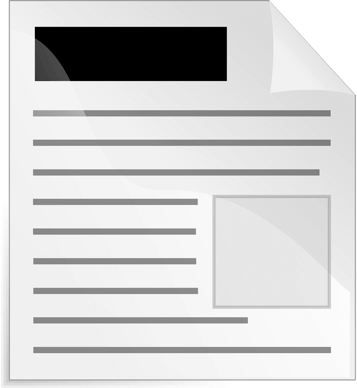 Document vector clipart images 3