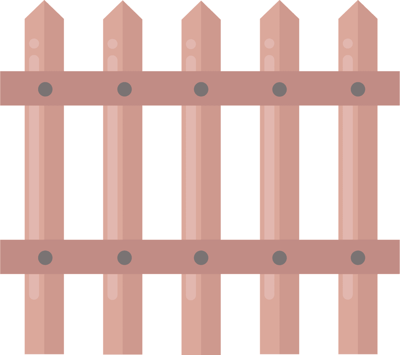 Fence vector clipart images 4