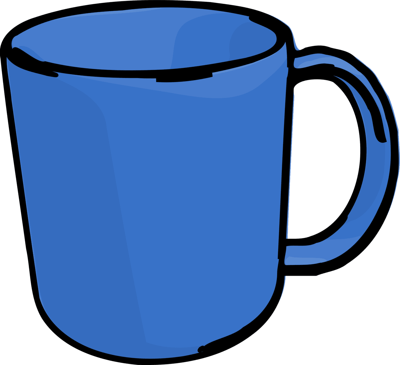 Coffee mug clipart vector line cup image with no background