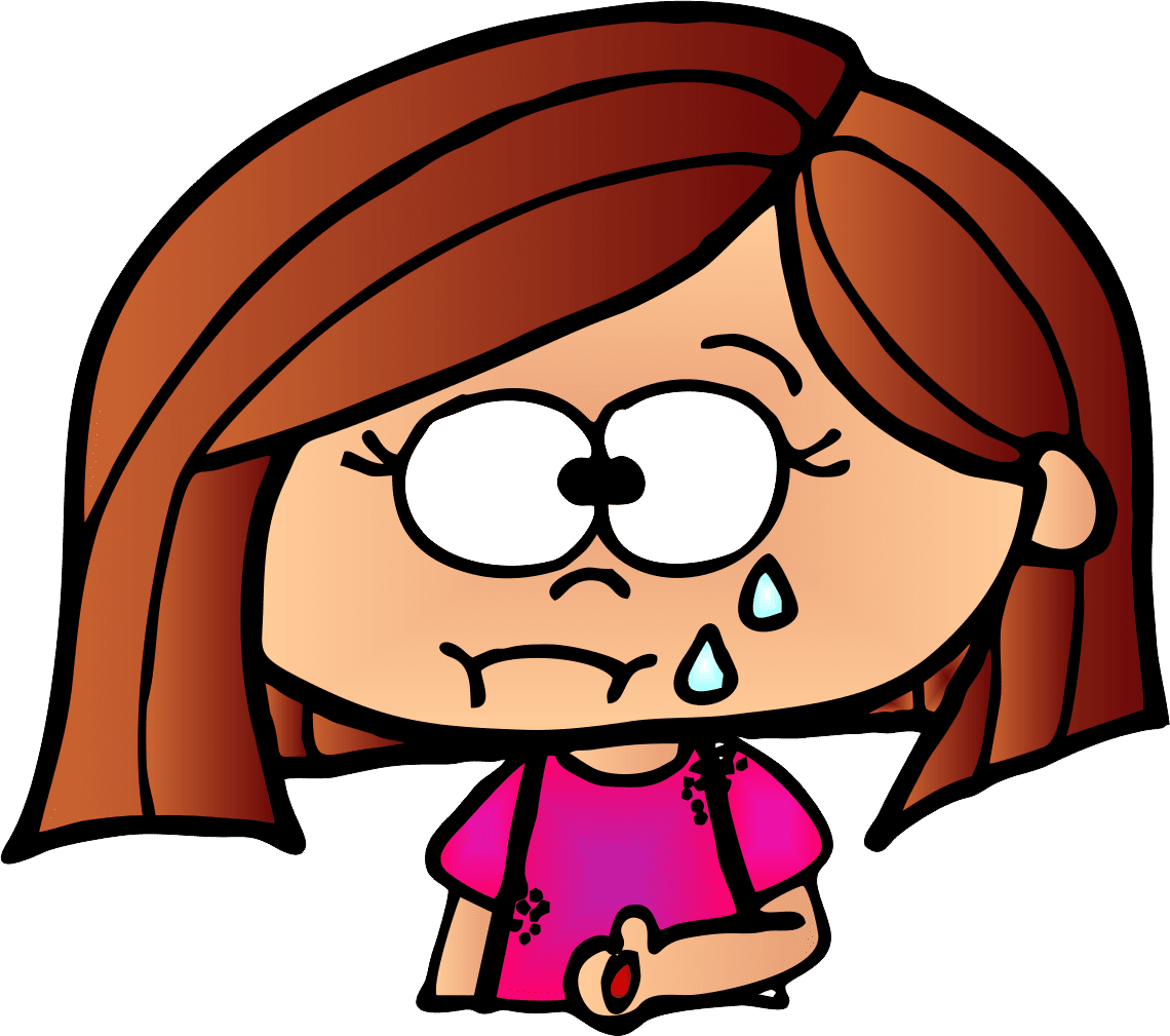 Crying pin page clipart background