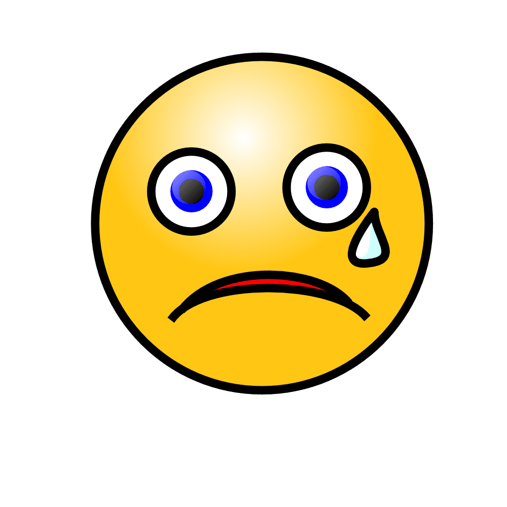 Crying face emot images clipart