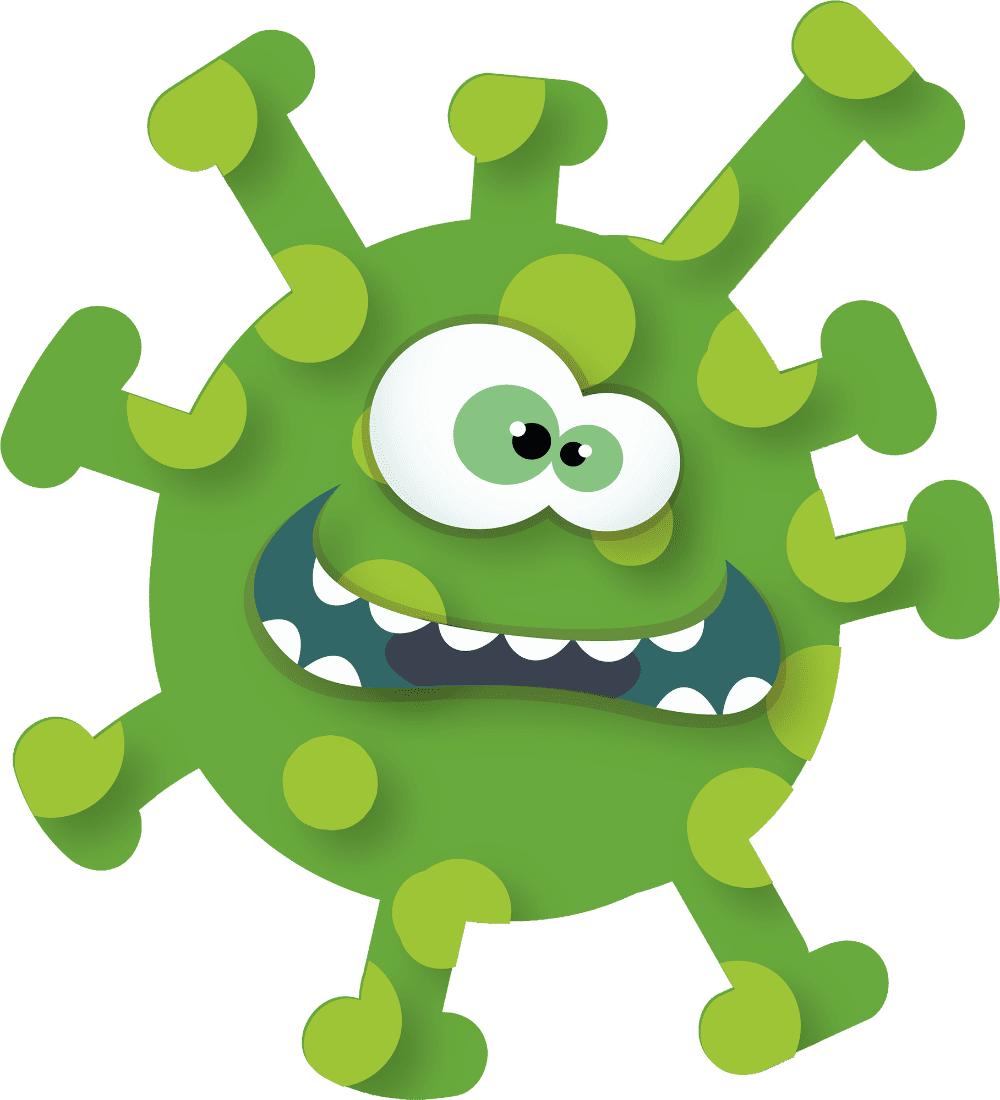 Bacteria pin page clipart photo